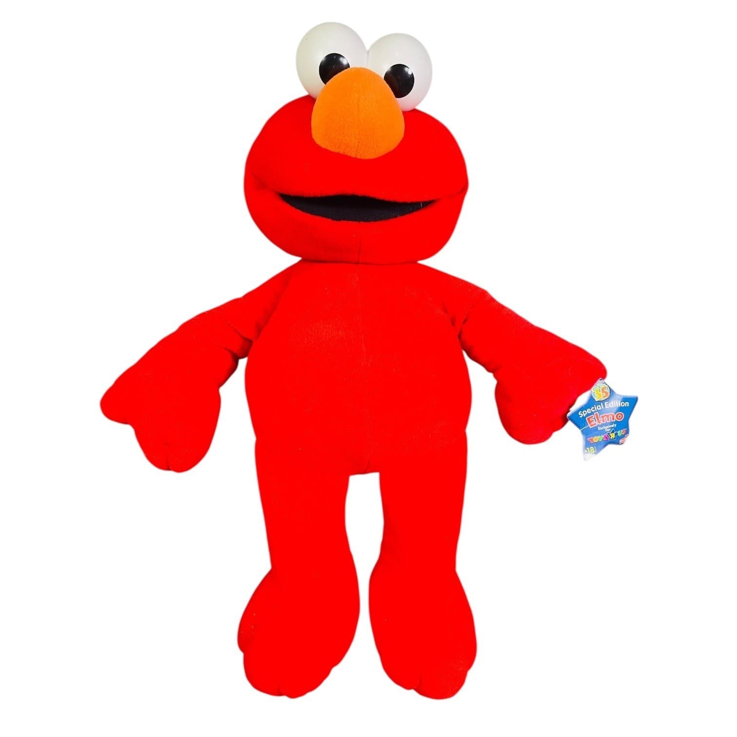 Special Edition Elmo Plush Sesame Street Toys R Us 35th Anniversary Big Vintage - Thumbnail 2