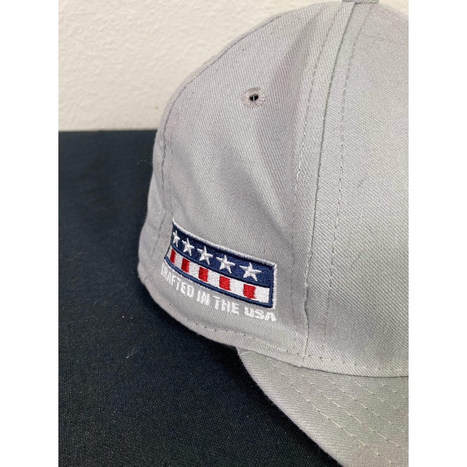 New Era 59FIFTY Kansas City Chiefs USA Crafted Fitted Gray Red Size 7 3/8 NFL - Thumbnail 3