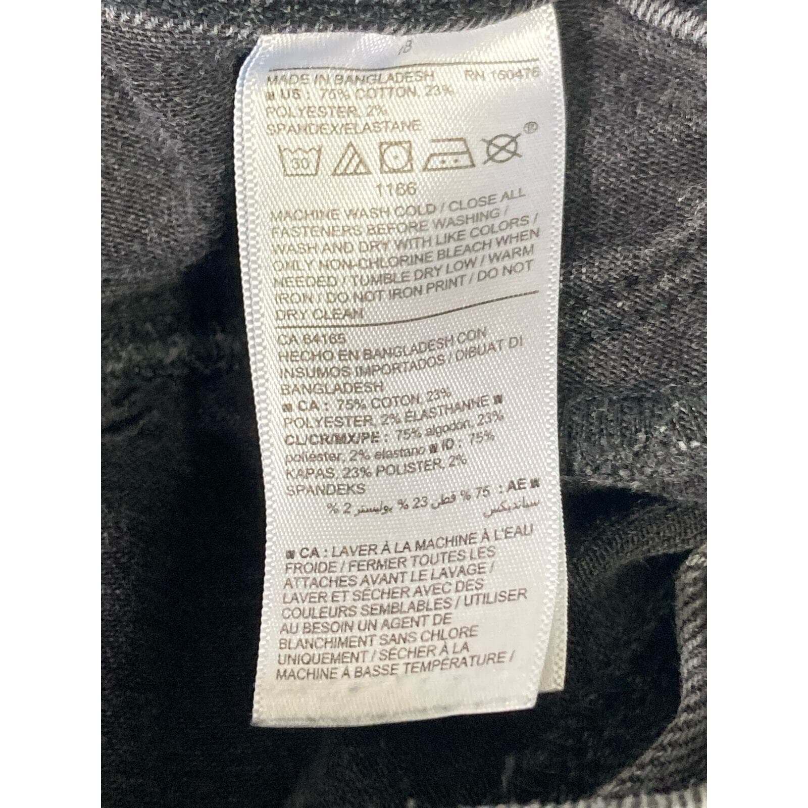 Old Navy Women's Skinny Jeans Ballerina Style Black Size 8 - Thumbnail 4