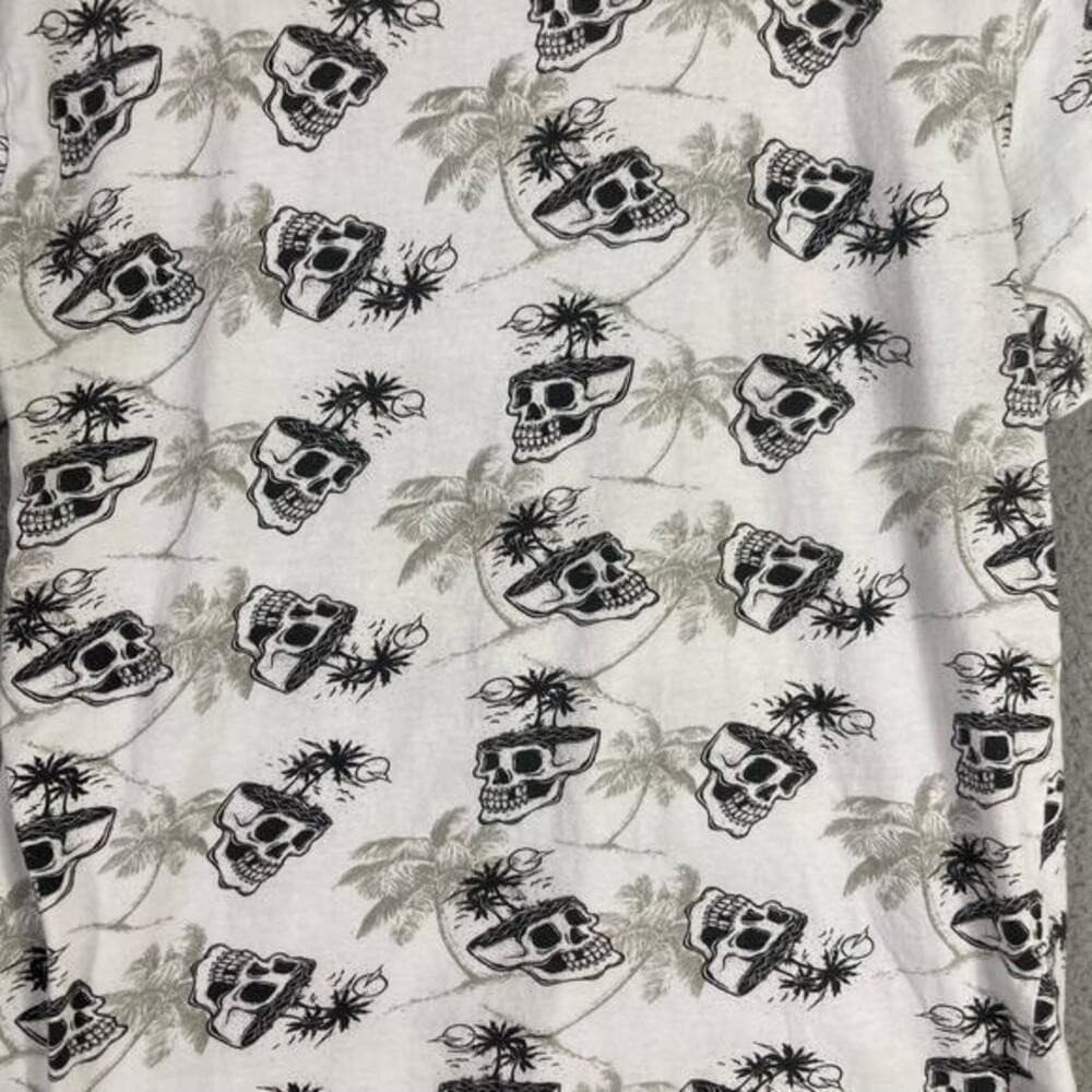 WXYZ Men's Graphic Print T-Shirt White Size L Short Sleeve Crew Neck Summer Top - Thumbnail 9