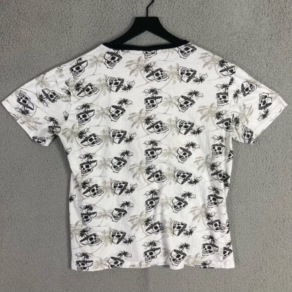 WXYZ Men's Graphic Print T-Shirt White Size L Short Sleeve Crew Neck Summer Top - Thumbnail 7