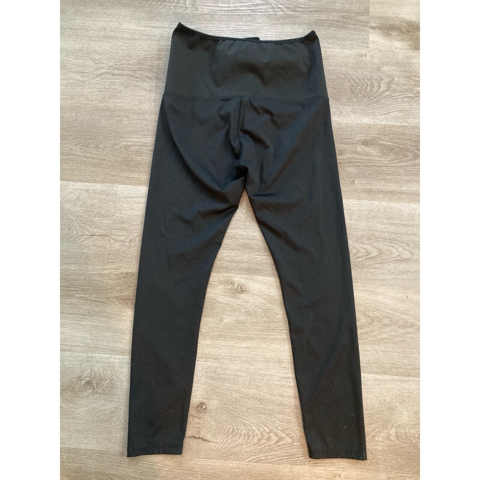 Women's Black Waist Trainer Tummy Slimming High Waist Compression Pants Size L - Thumbnail 7