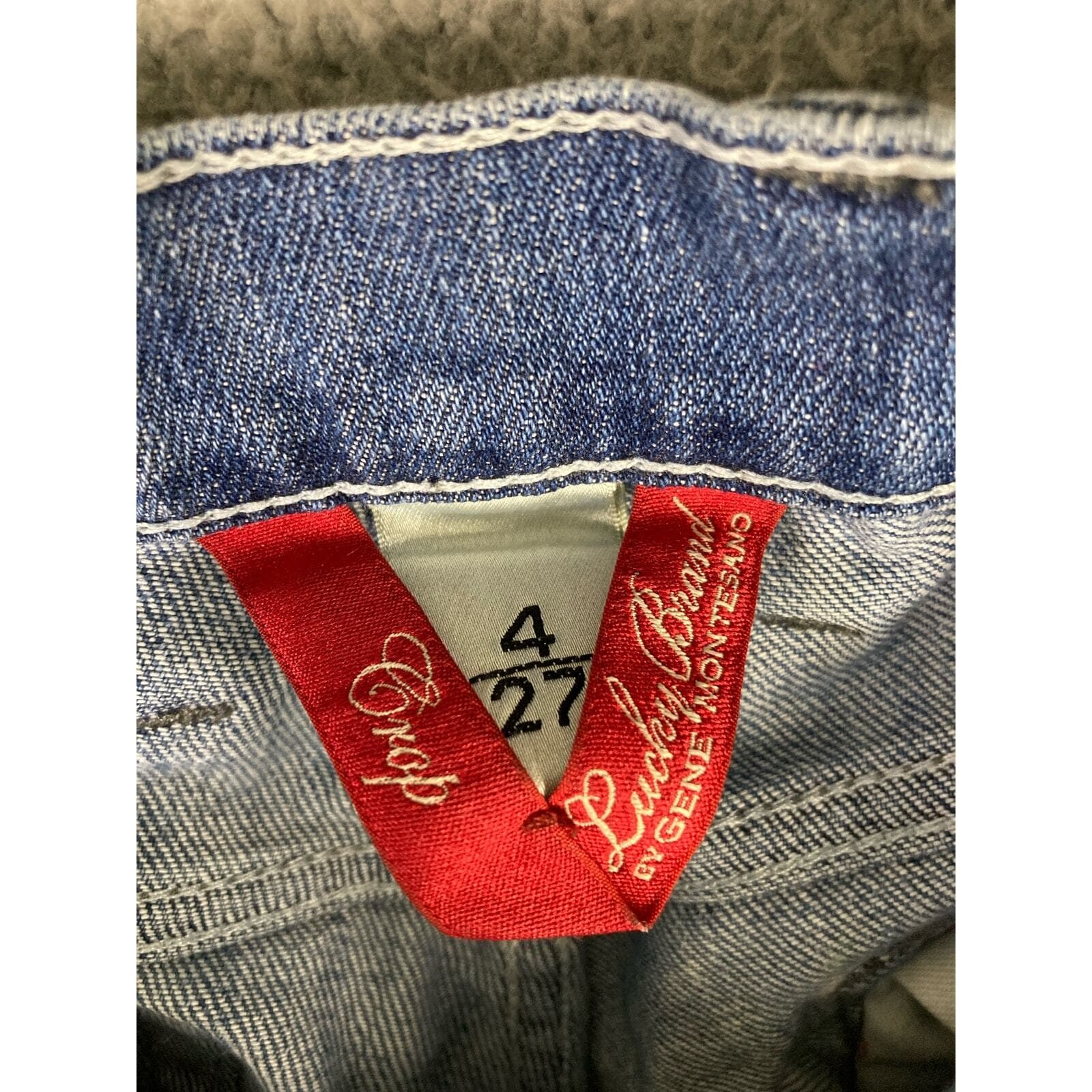 Lucky Brand Women's Size 27 Blue Cropped Jeans Low-Rise Slim Fit - Thumbnail 10