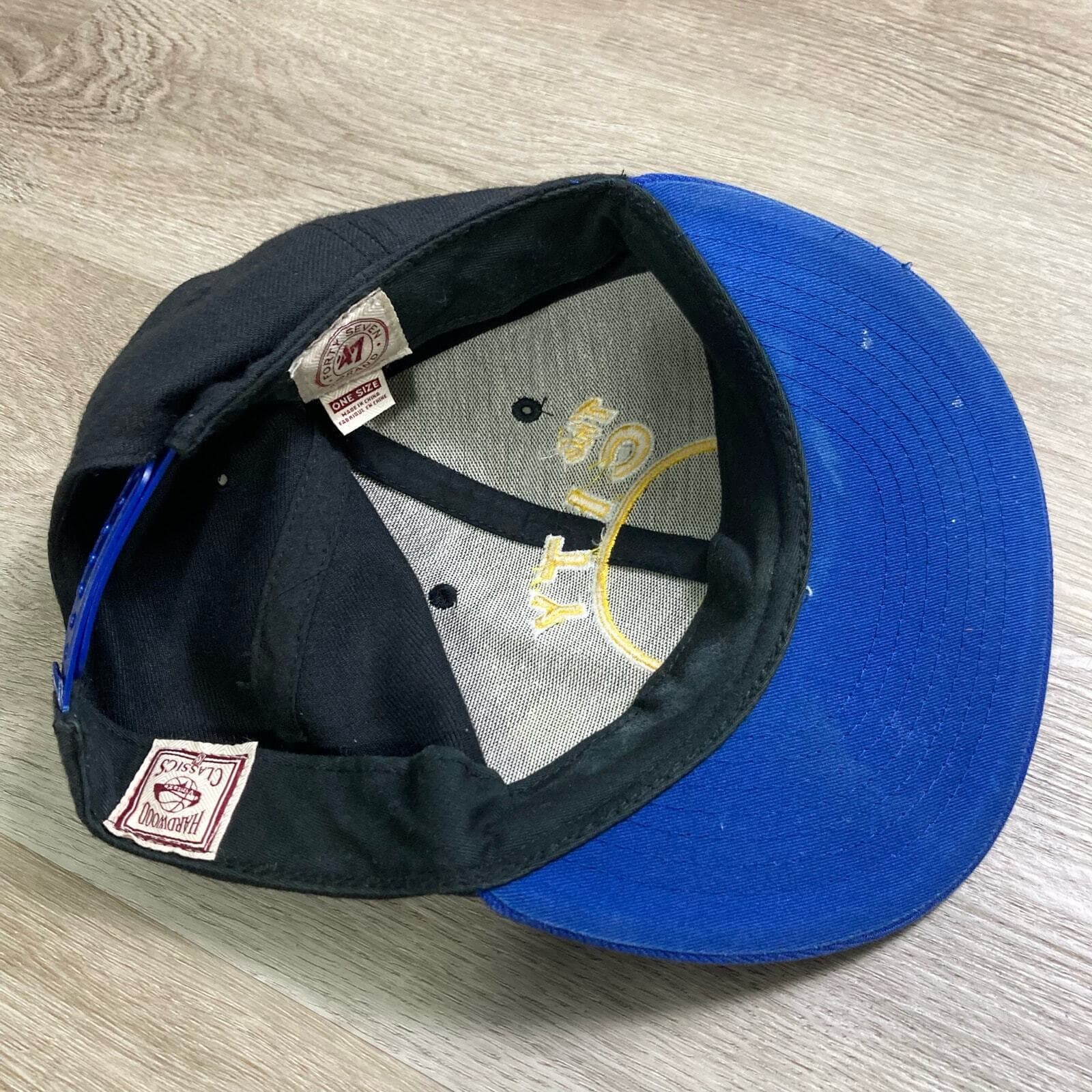 Golden State Warriors 47 Brand The City Logo Black Snapback Unisex NBA Hat - Thumbnail 5