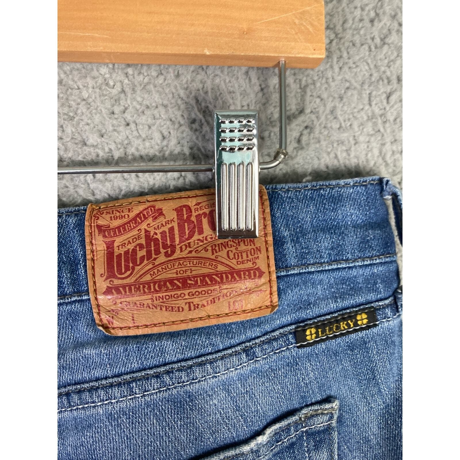 Lucky Brand Women's Size 27 Blue Cropped Jeans Low-Rise Slim Fit - Thumbnail 3