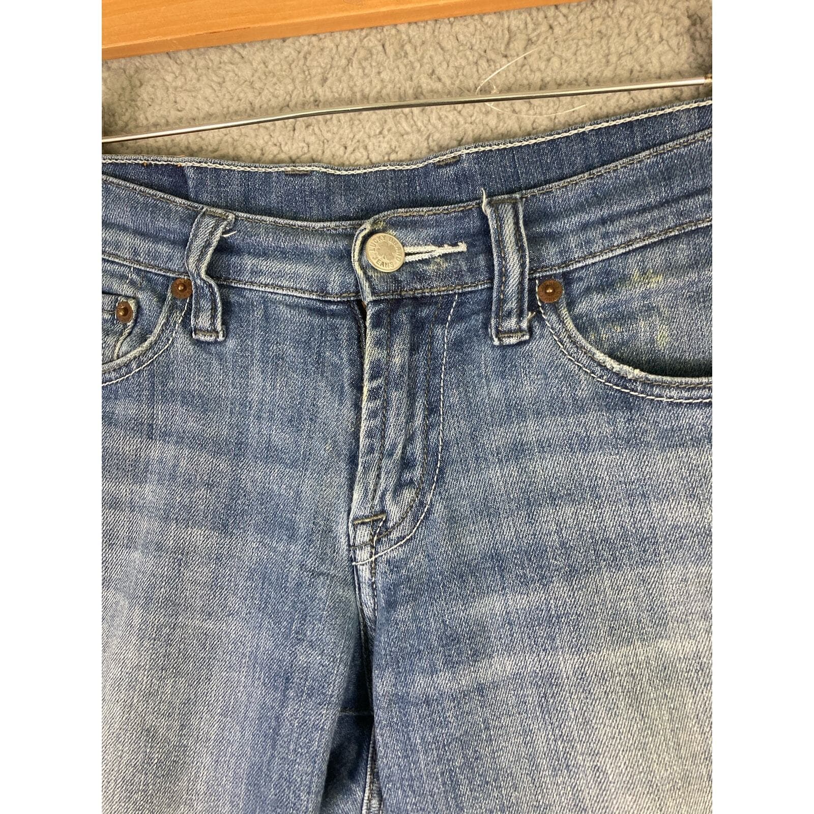 Lucky Brand Women's Size 27 Blue Cropped Jeans Low-Rise Slim Fit - Thumbnail 6