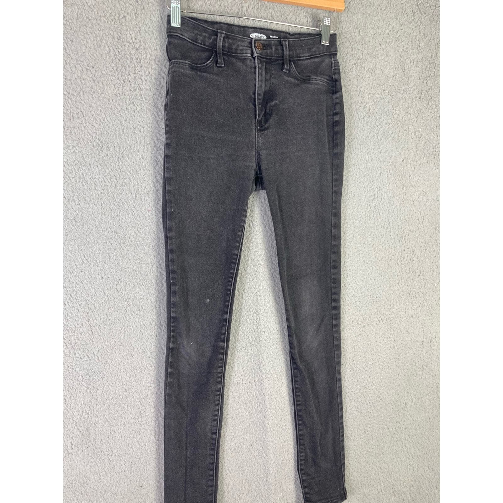 Old Navy Women's Skinny Jeans Ballerina Style Black Size 8 - Thumbnail 8