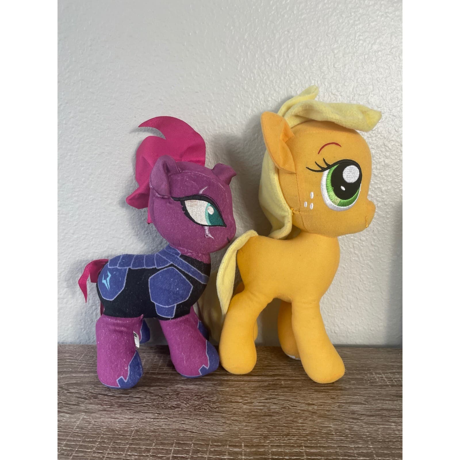 Hasbro My Little Pony Plush Applejack 12" and Tempest Shadow 10" Stuffed Toy Lot - Thumbnail 12