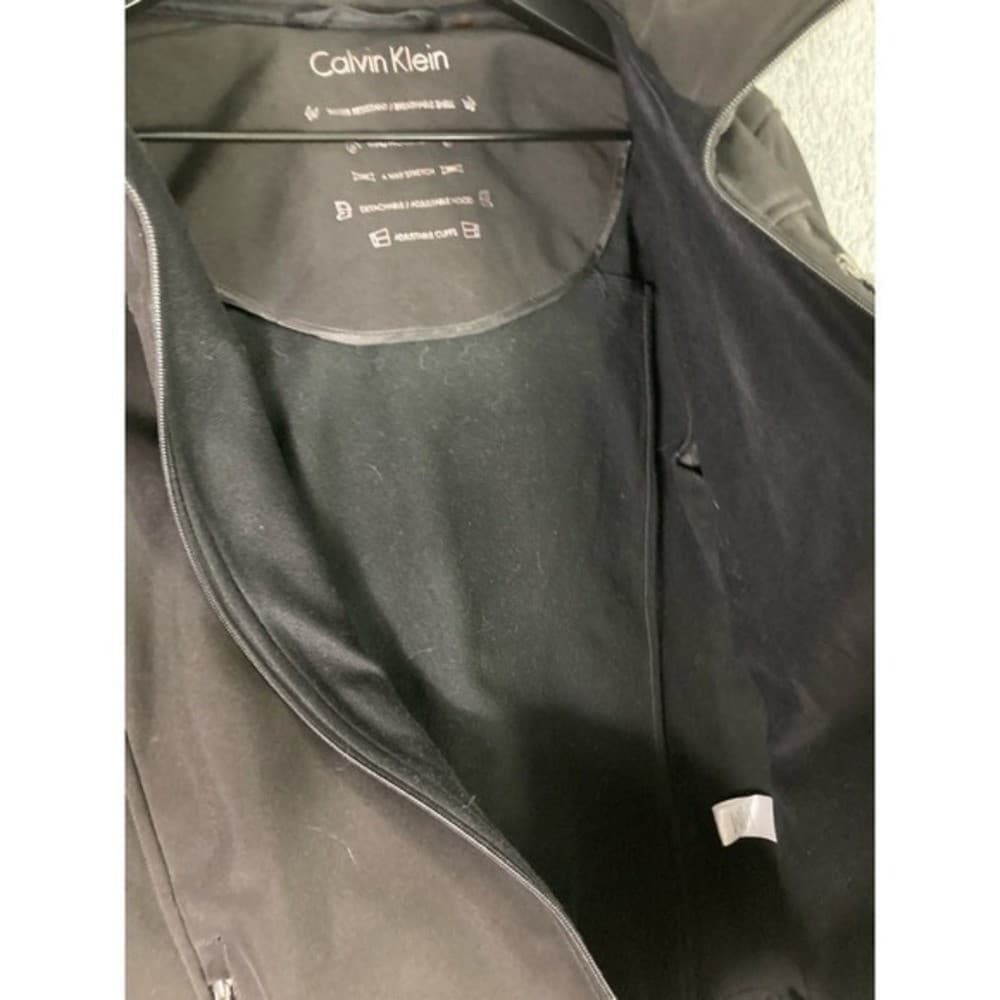 Calvin Klein Womens M Black Full Zip Jacket Cold Weather Outdoors Thermal Coat - Thumbnail 12