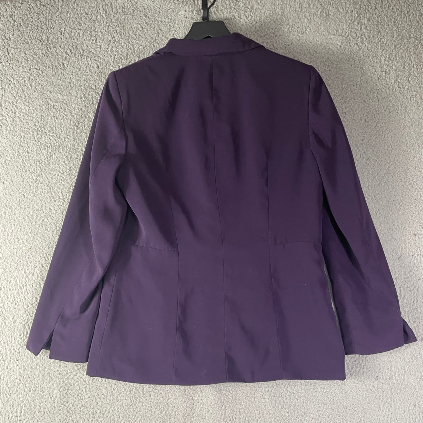 Norton McNaughton Purple Blazer Womens Size 8 Career Office Jacket - Thumbnail 7