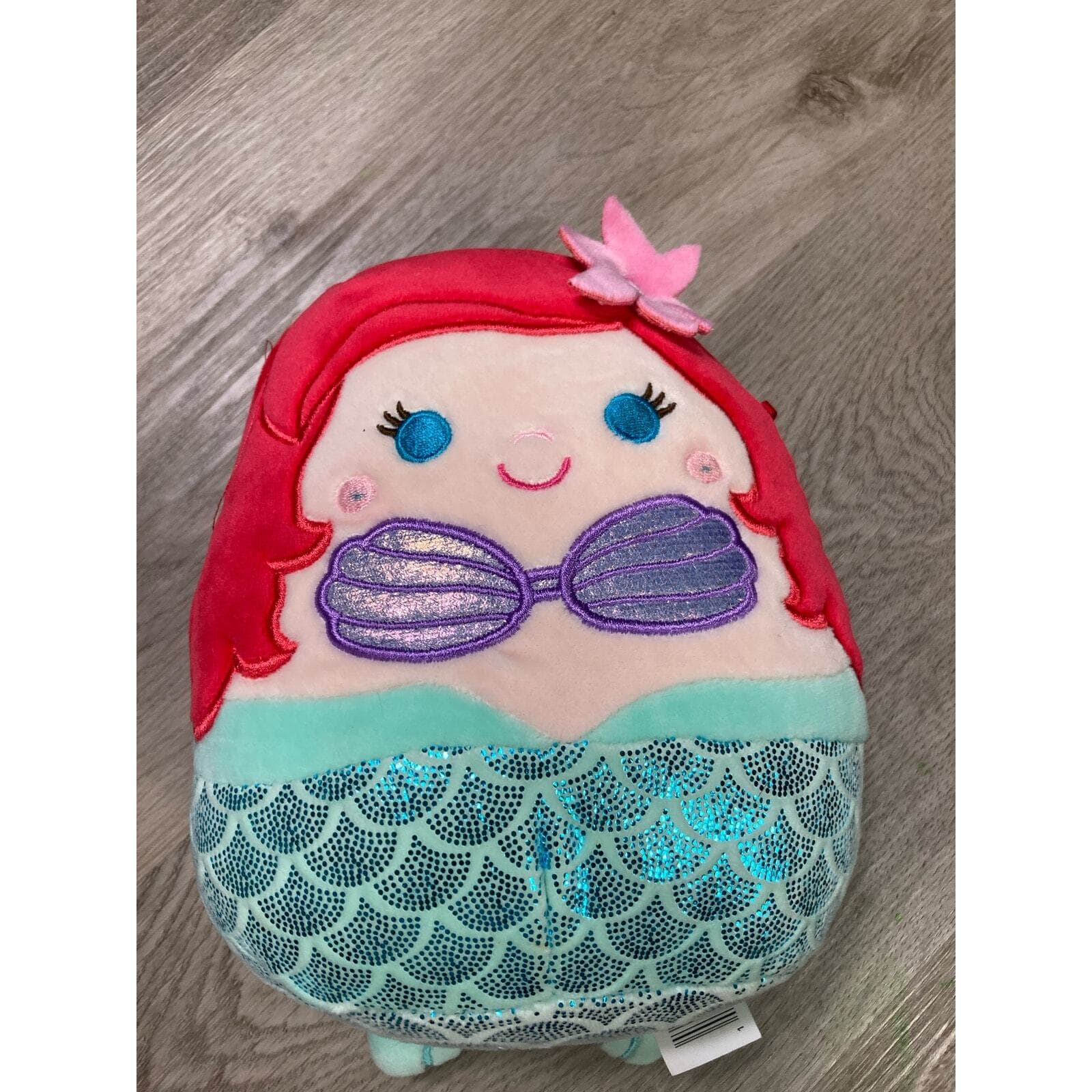 Disney Squishmallow Ariel The Little Mermaid 12" Plush by Kellytoy - Thumbnail 8