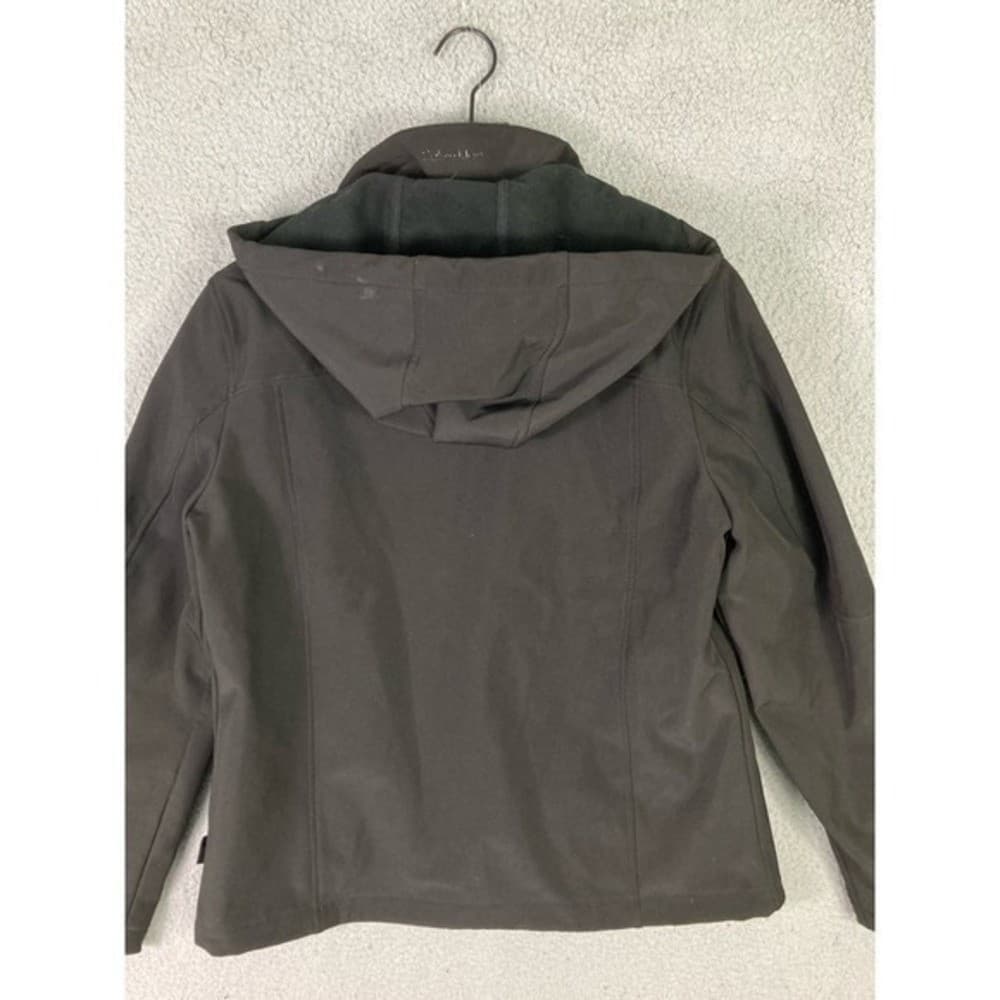 Calvin Klein Womens M Black Full Zip Jacket Cold Weather Outdoors Thermal Coat - Thumbnail 15
