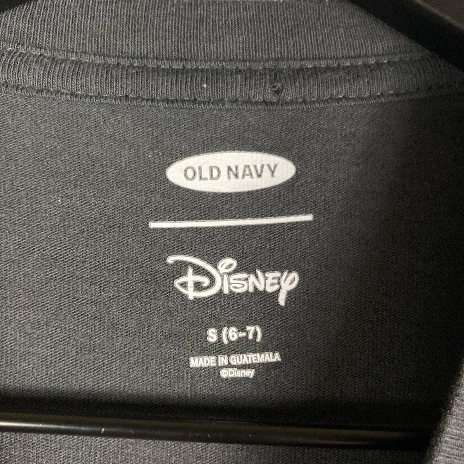 Mickey Vampire Halloween Old Navy Disney T-Shirt Youth Sz Small Fangs Kids Gray - Thumbnail 2