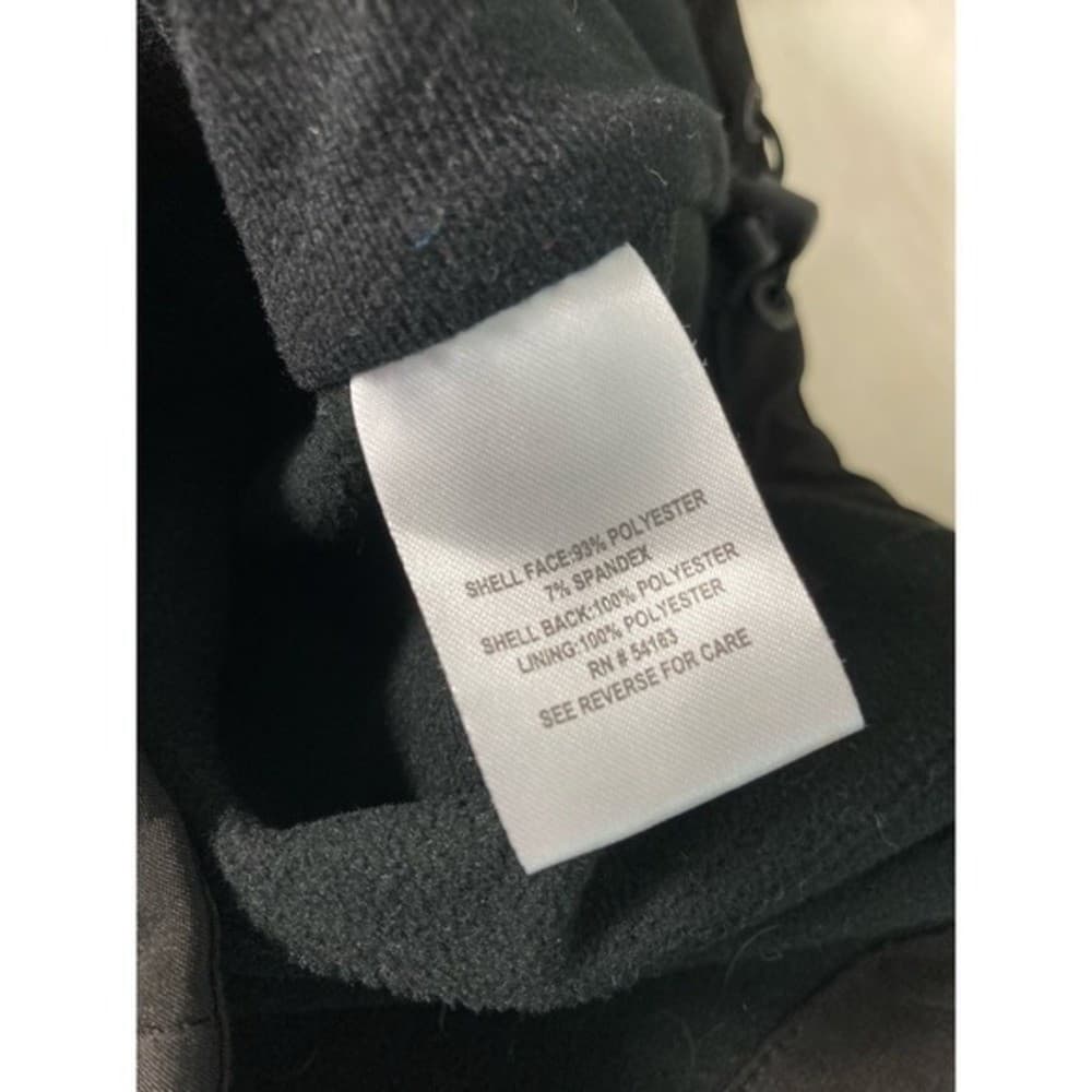 Calvin Klein Womens M Black Full Zip Jacket Cold Weather Outdoors Thermal Coat - Thumbnail 3