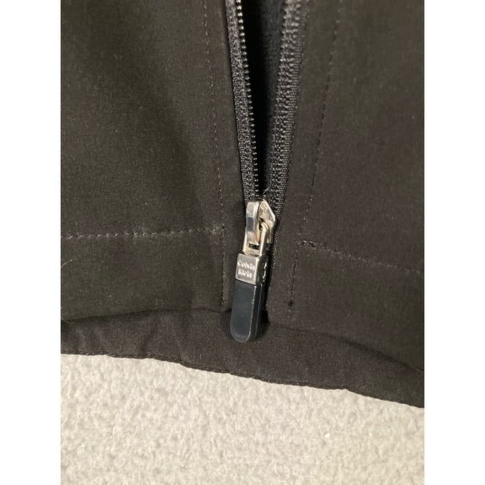 Calvin Klein Womens M Black Full Zip Jacket Cold Weather Outdoors Thermal Coat - Thumbnail 8