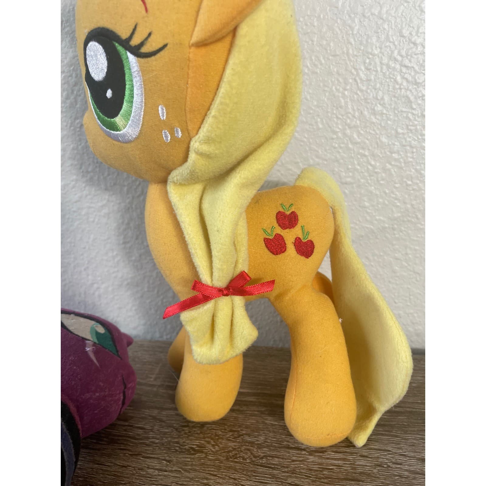 Hasbro My Little Pony Plush Applejack 12" and Tempest Shadow 10" Stuffed Toy Lot - Thumbnail 8