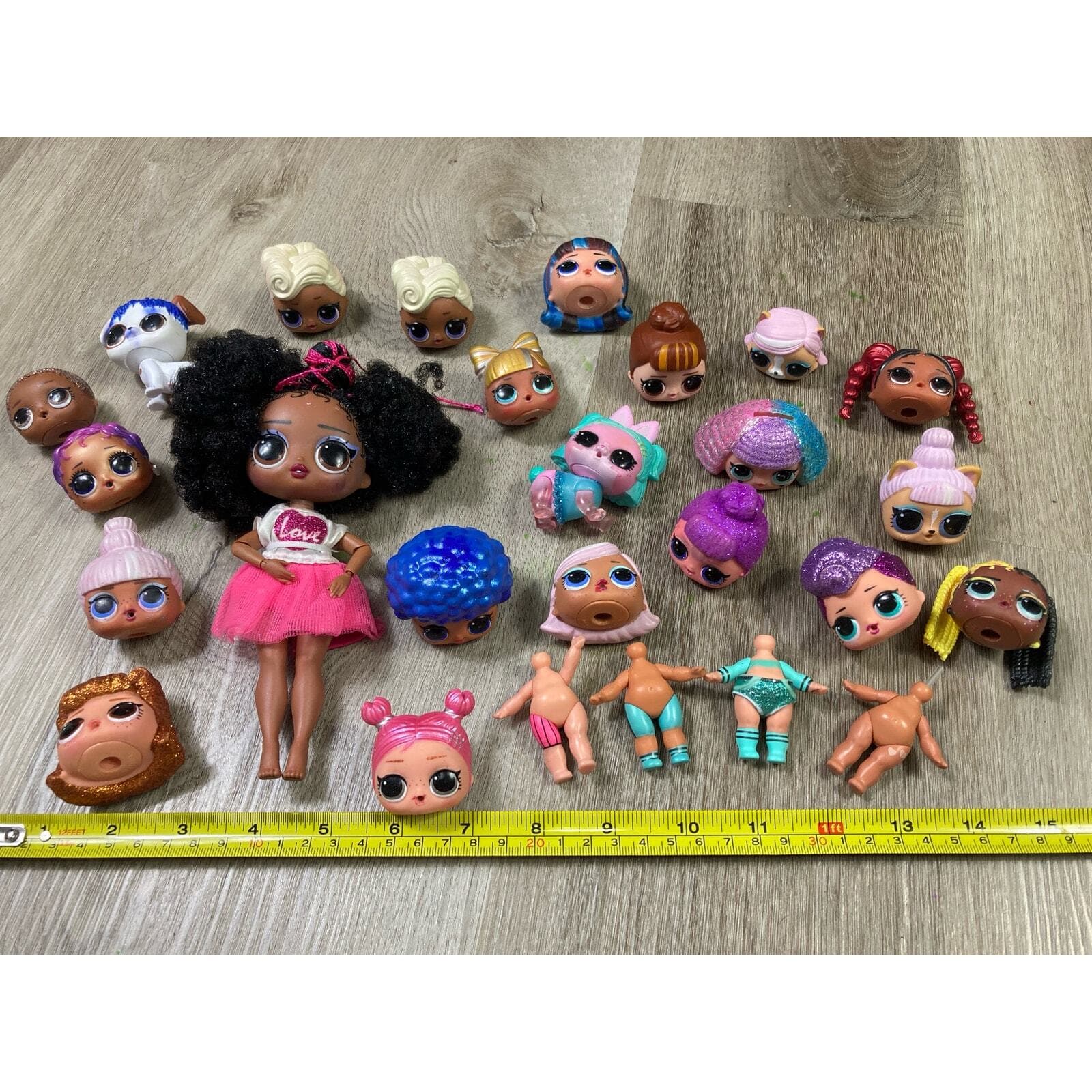 LOL Surprise Doll Lot with Dolls, Heads, Pets, Hair Attachments & Accessories - Thumbnail 2