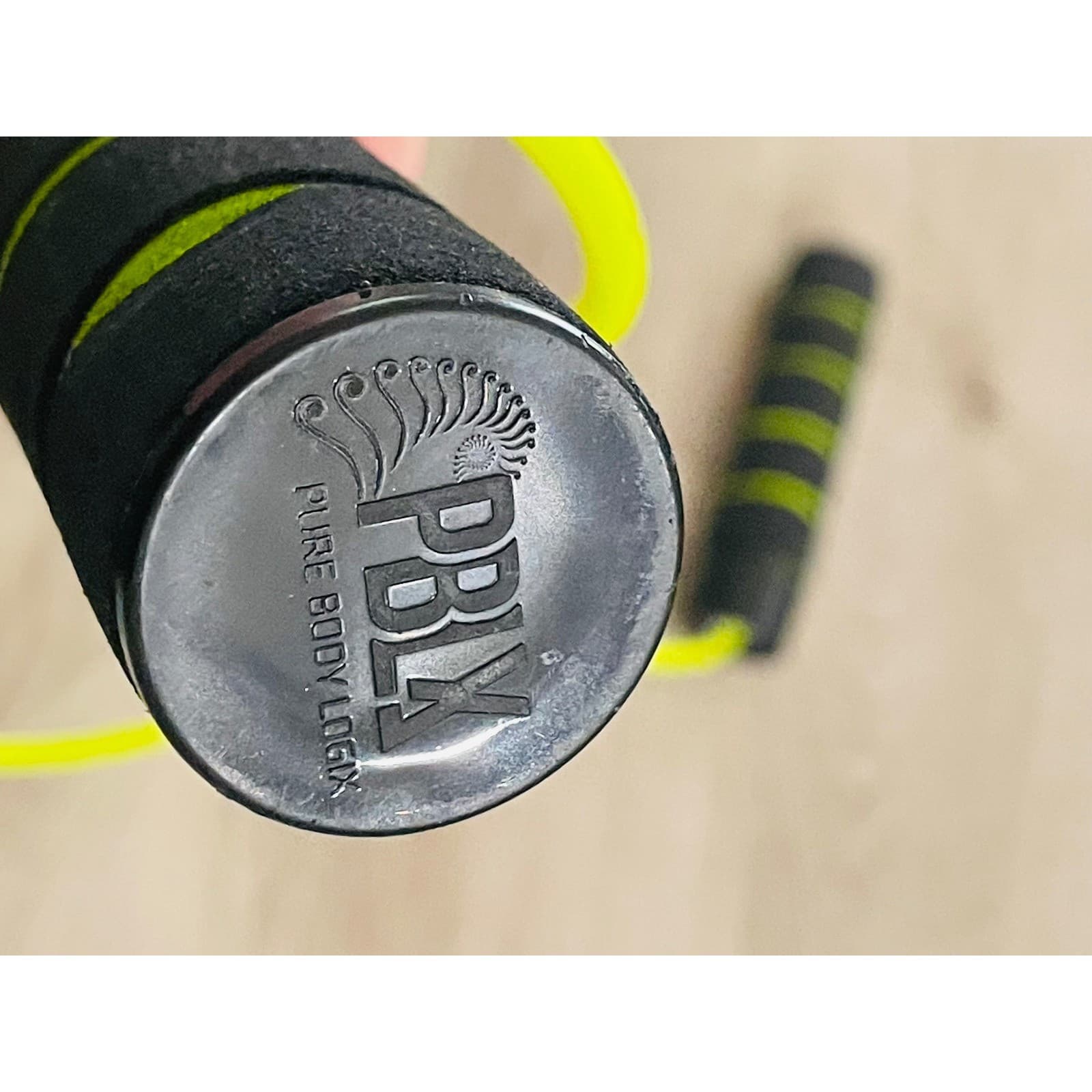 PBLX Weighted Jump Rope Resistance Band Set 2 in 1 Fitness Cardio Workout - Thumbnail 4