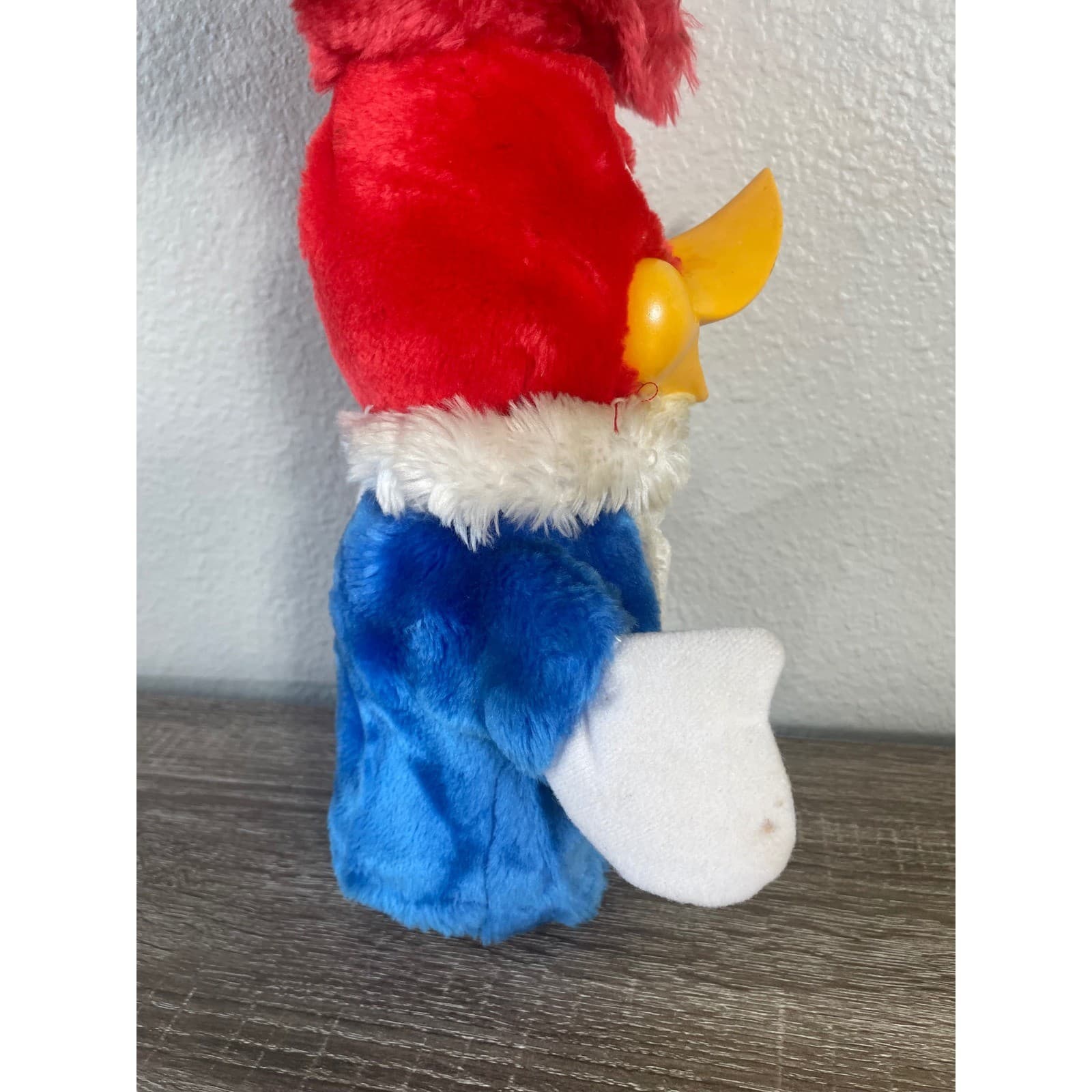 Vintage Woody Woodpecker Hand Puppet Universal Walter Lantz Plush Cartoon Toy - Thumbnail 10