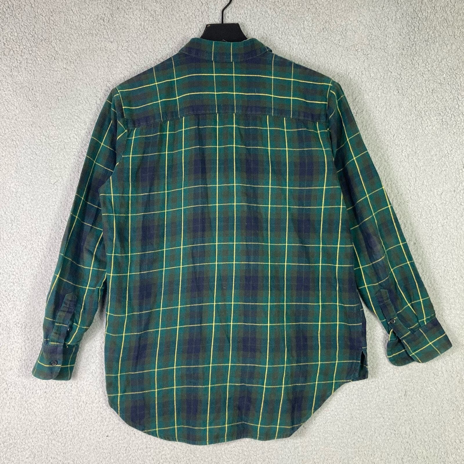 Madewell Plaid Oversized Shirt XS Womens Green Cozy Fall Flannel Boyfriend - Thumbnail 6