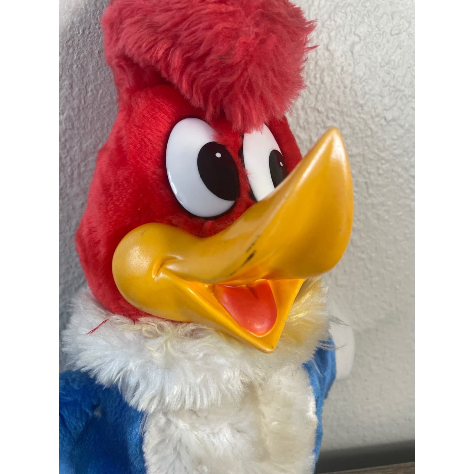 Vintage Woody Woodpecker Hand Puppet Universal Walter Lantz Plush Cartoon Toy - Thumbnail 7