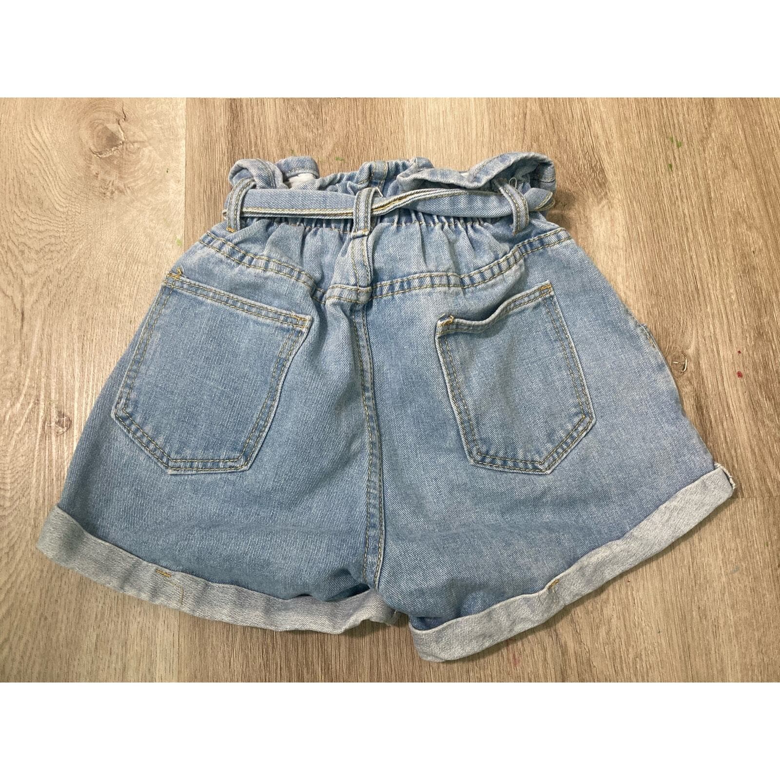 Shein Women's XS High Rise Denim Blue Shorts Casual Fashion Trendy Bottoms - Thumbnail 8