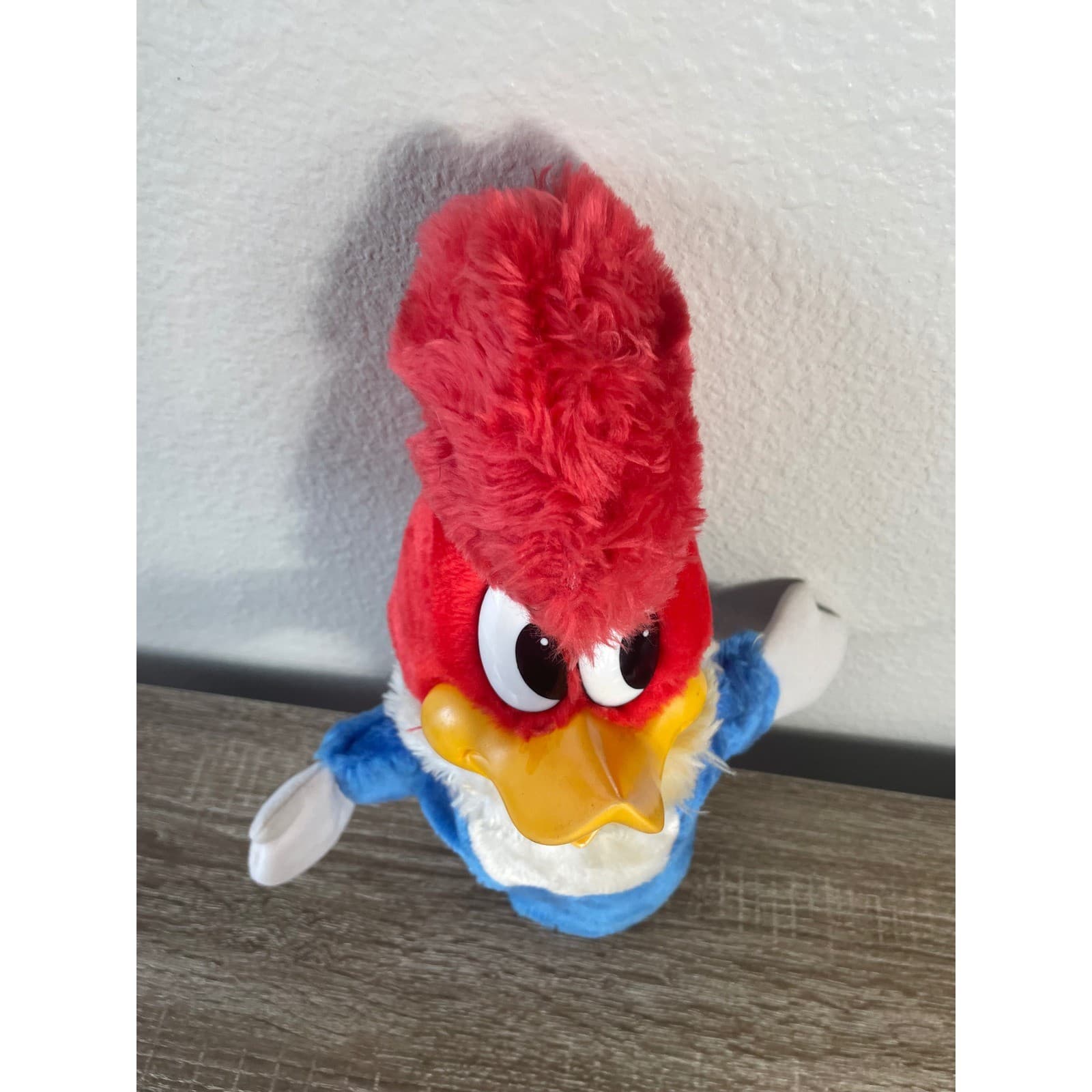 Vintage Woody Woodpecker Hand Puppet Universal Walter Lantz Plush Cartoon Toy - Thumbnail 8