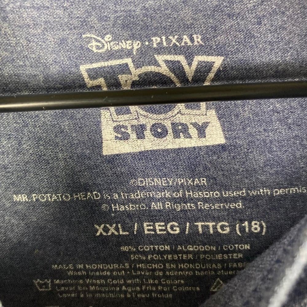 Toy Story Kids Disney T-Shirt Pixar Size 2XL XXL Youth Potato Promo Graphic - Thumbnail 4