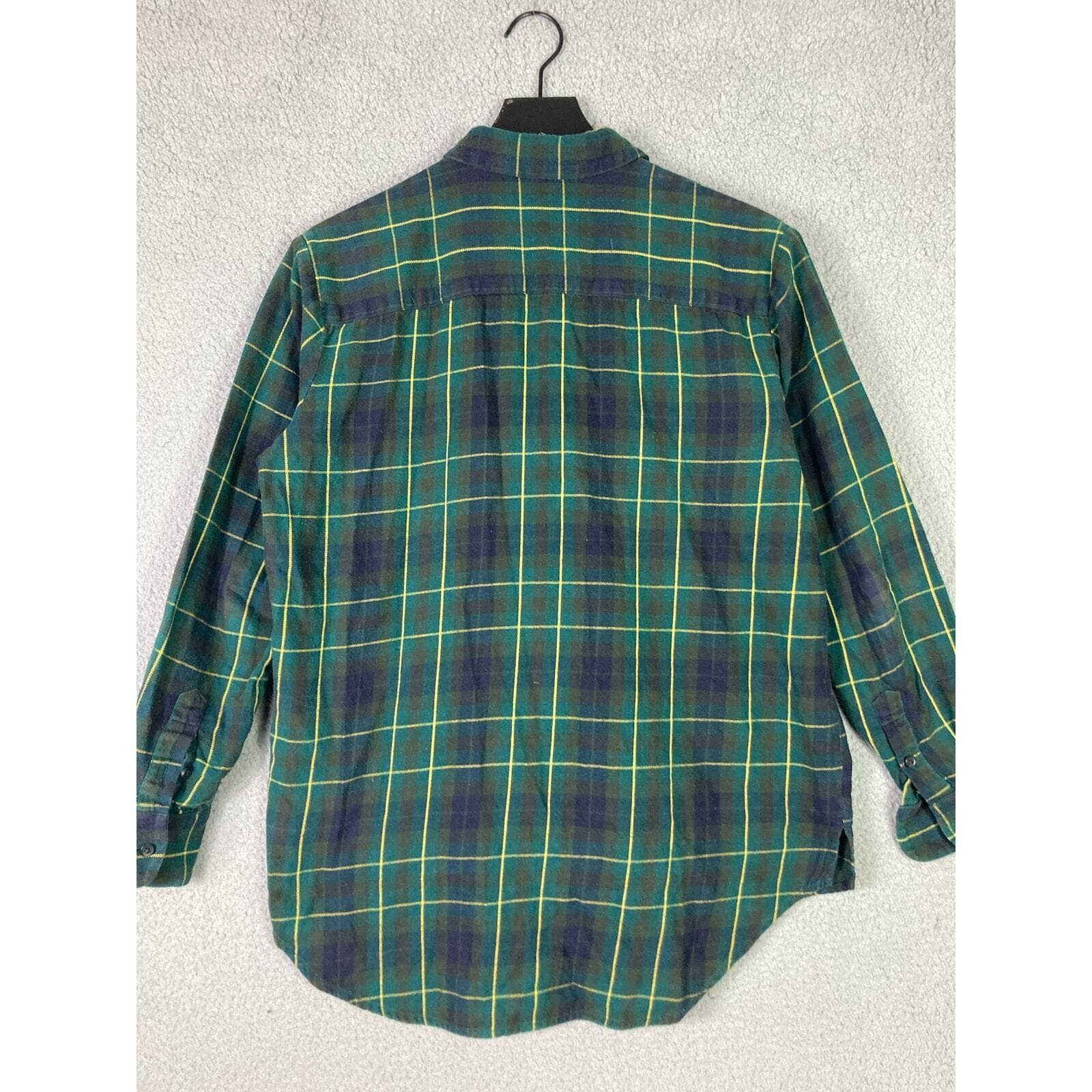 Madewell Plaid Oversized Shirt XS Womens Green Cozy Fall Flannel Boyfriend - Thumbnail 11