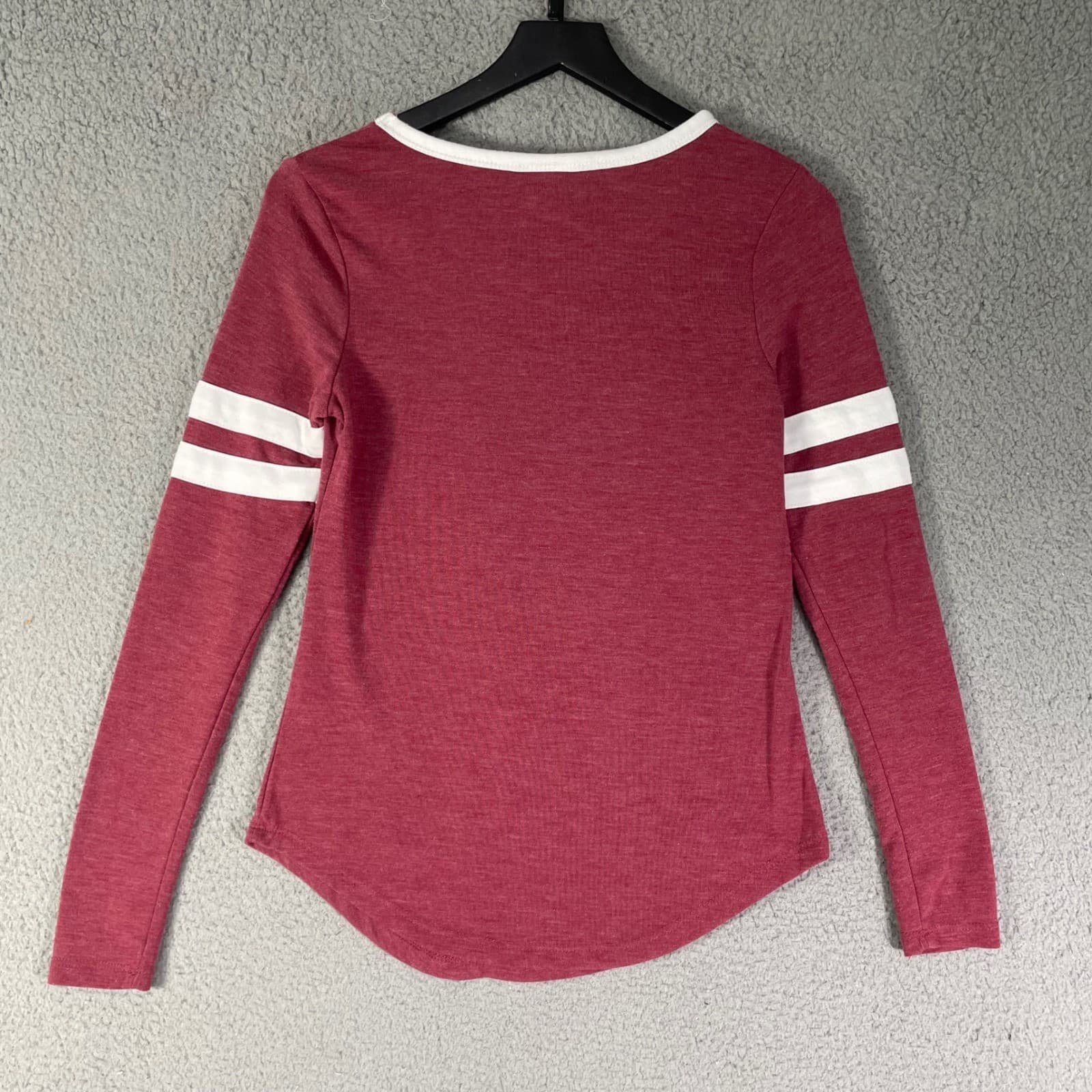 Harry Potter Hogwarts Crest Shirt Womens XS Red Long Sleeve Graphic Top - Thumbnail 7