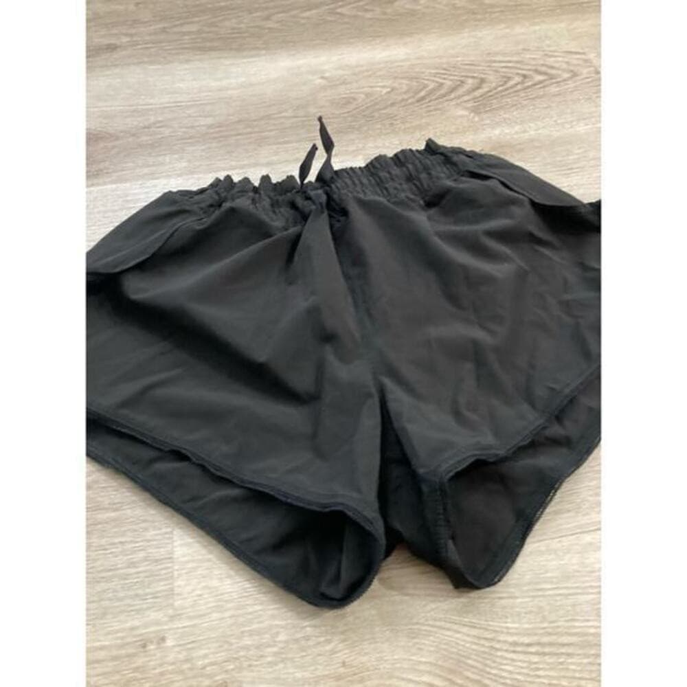 Women's Black Running Shorts XS Elastic Waist Activewear Gym Workout Athletic - Thumbnail 6