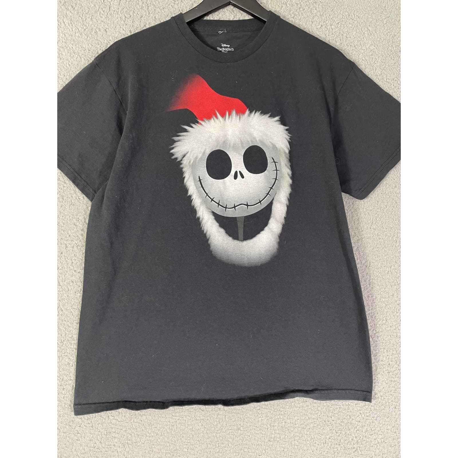 Disney Nightmare Before Christmas Jack Skellington Santa Hat Men's Large Xmas - Thumbnail 5