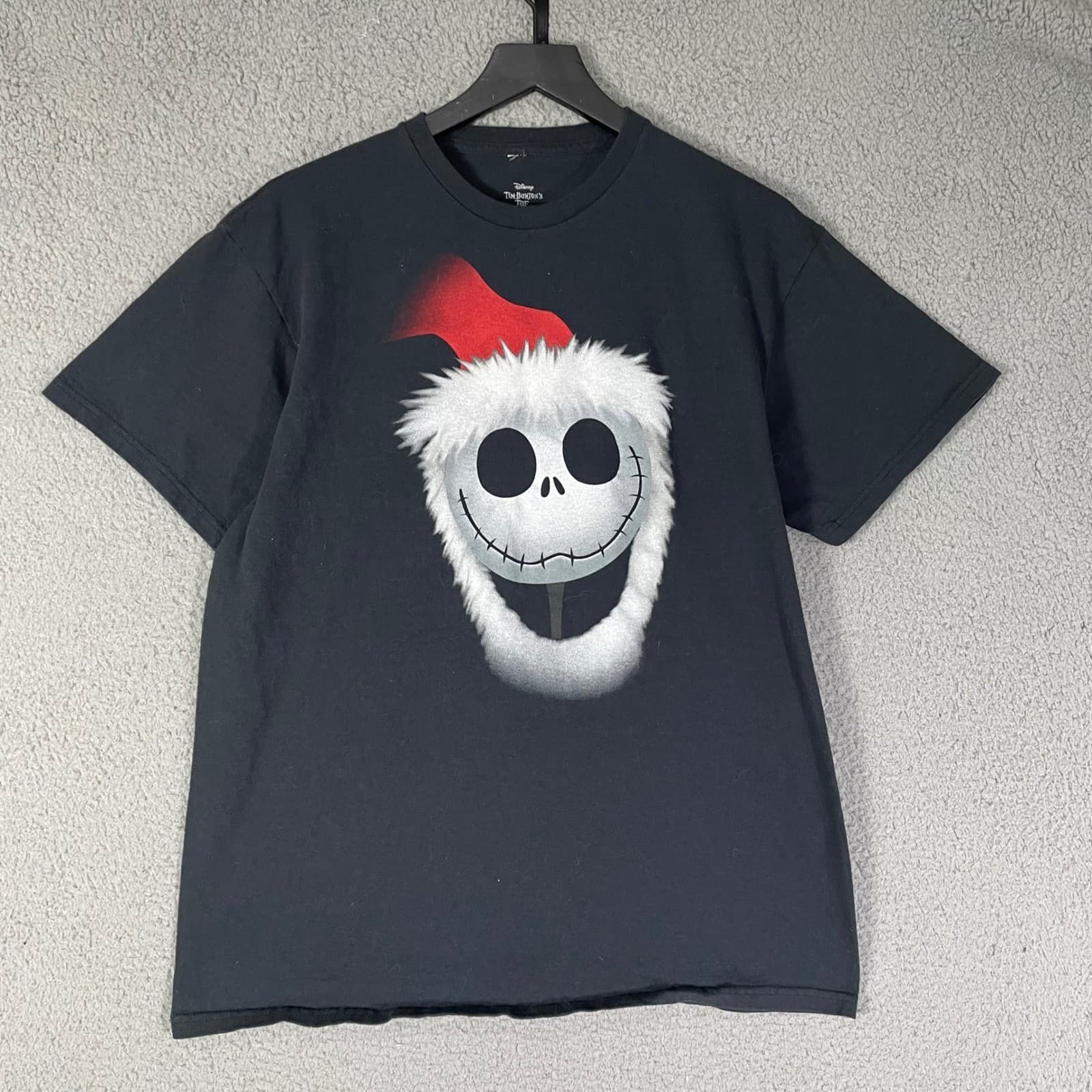 Disney Nightmare Before Christmas Jack Skellington Santa Hat Men's Large Xmas - Thumbnail 3