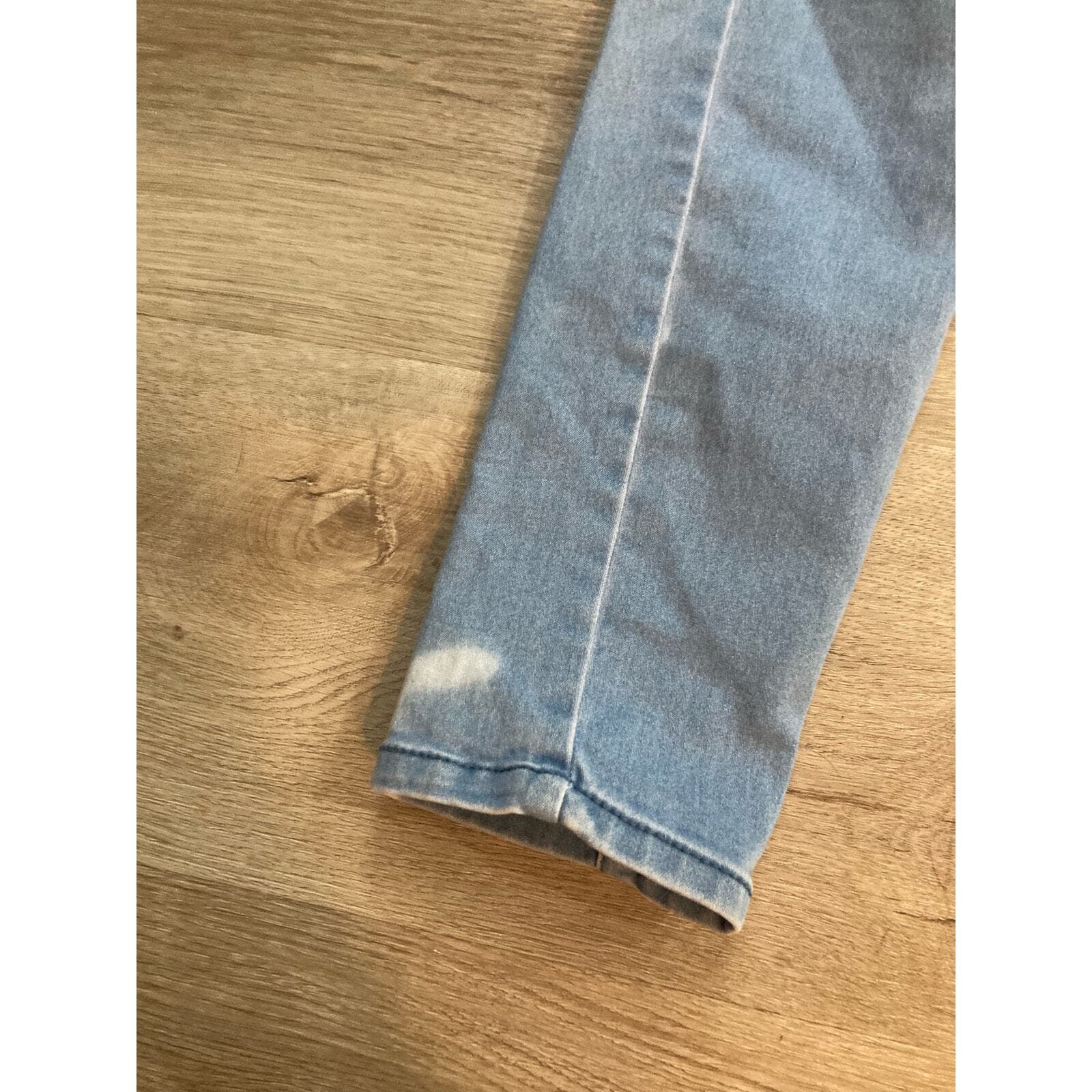 Women's Blue Straight Leg Jeans Size 30 Classic 5 Pocket Casual Everyday Denim - Thumbnail 9