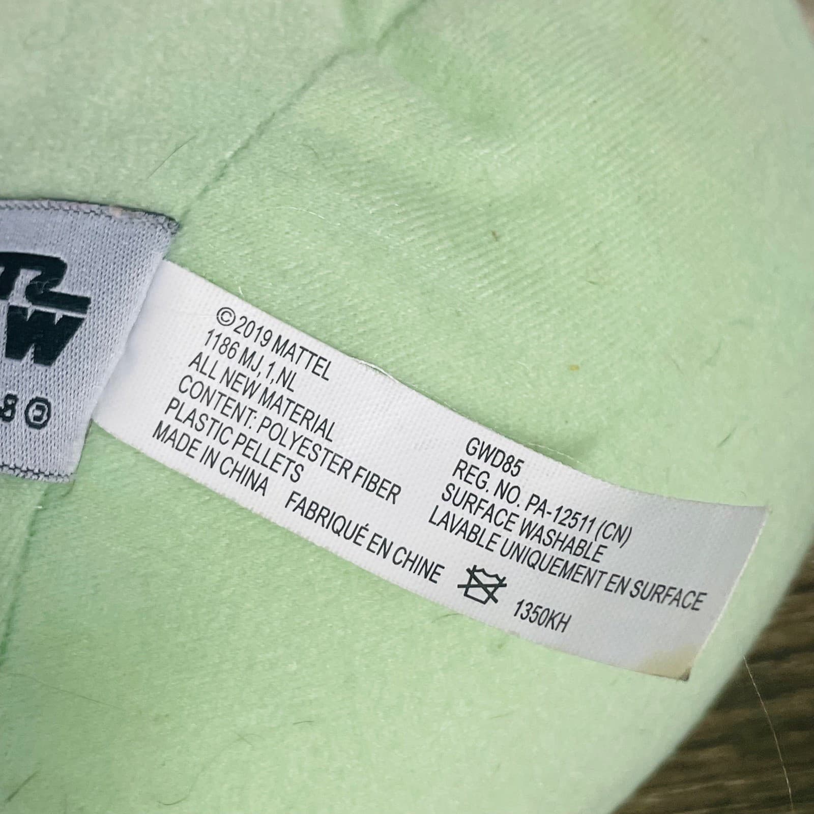 Star Wars Grogu The Child Plush Mattel 11in Mandalorian Baby Yoda Loose Robe - Thumbnail 3
