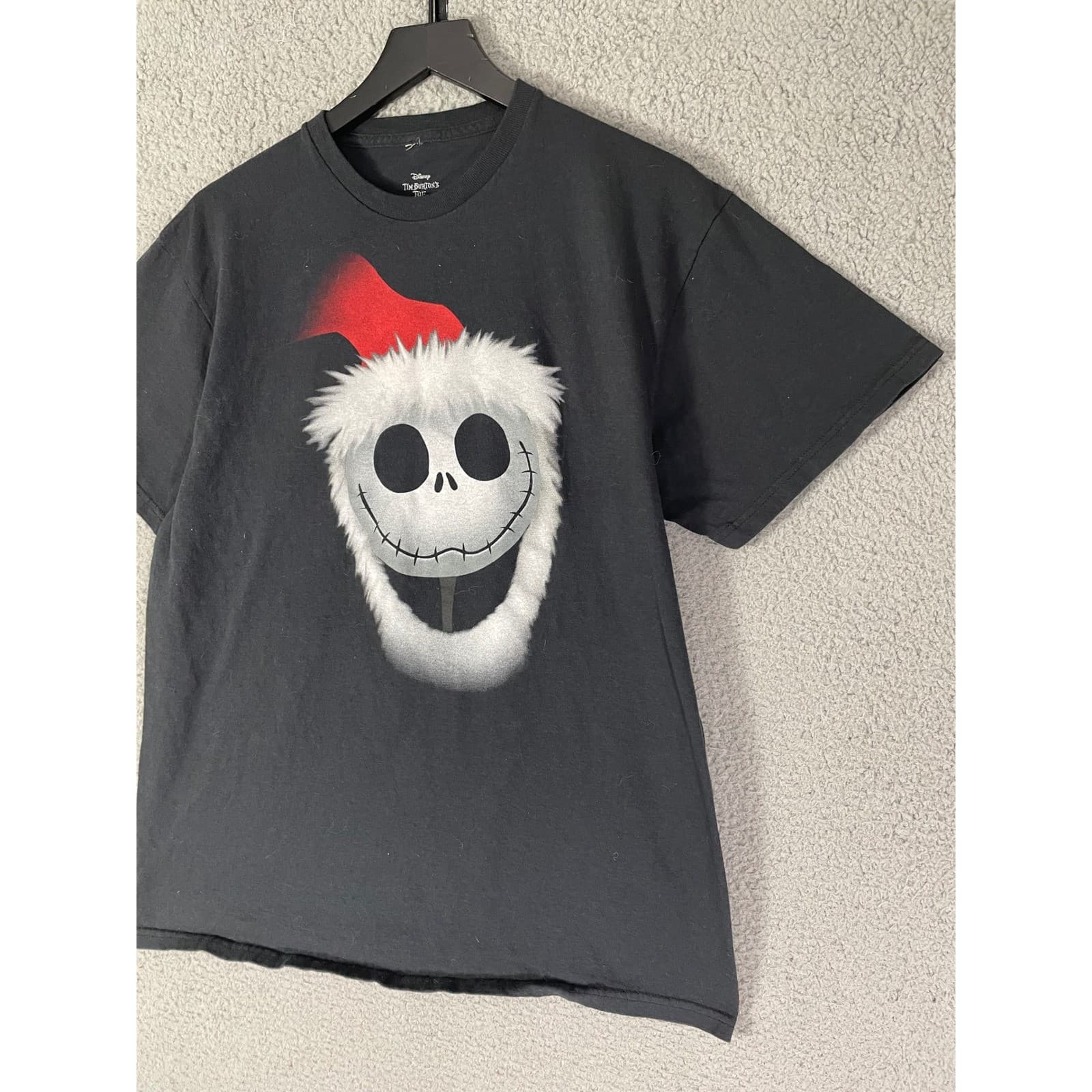Disney Nightmare Before Christmas Jack Skellington Santa Hat Men's Large Xmas - Thumbnail 6