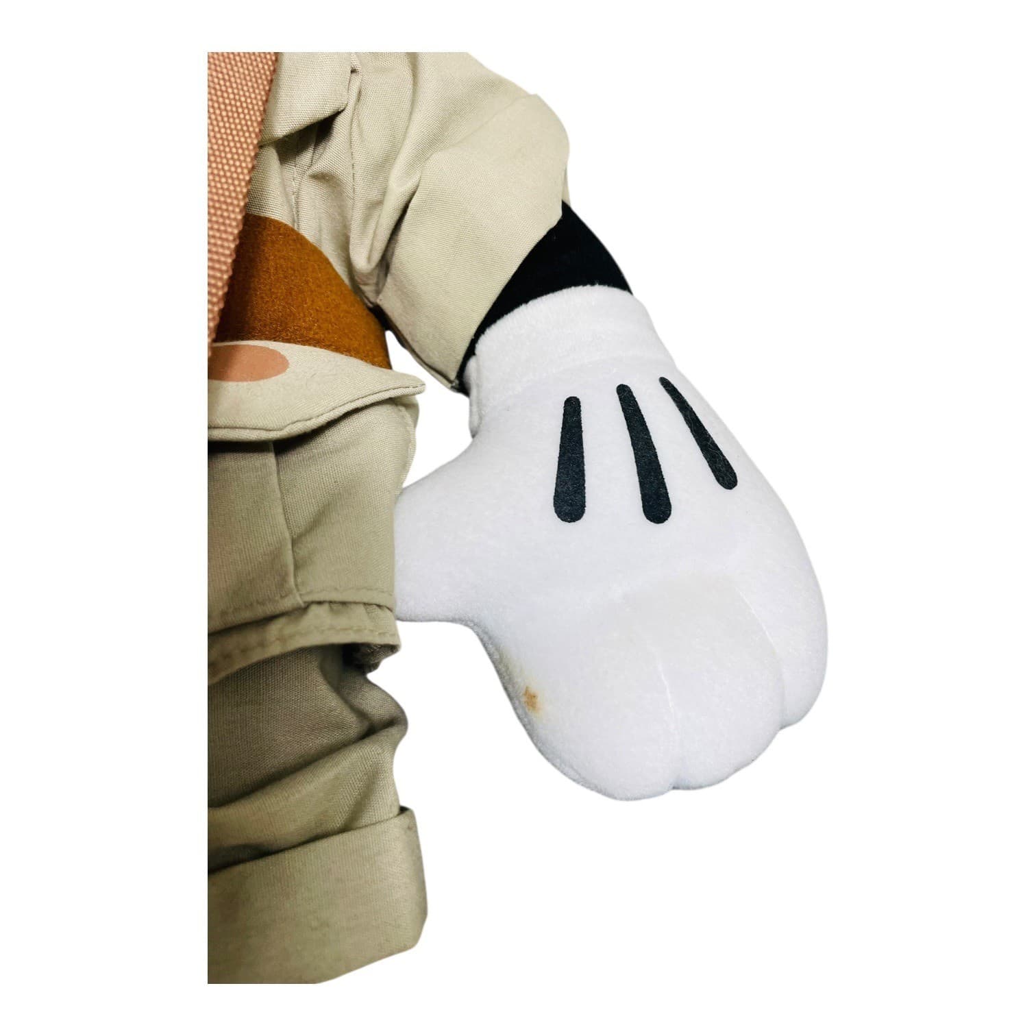 Disney Mickey Mouse Safari Plush Puppet Stuffed Animal Vintage Binoculars Toy - Thumbnail 7