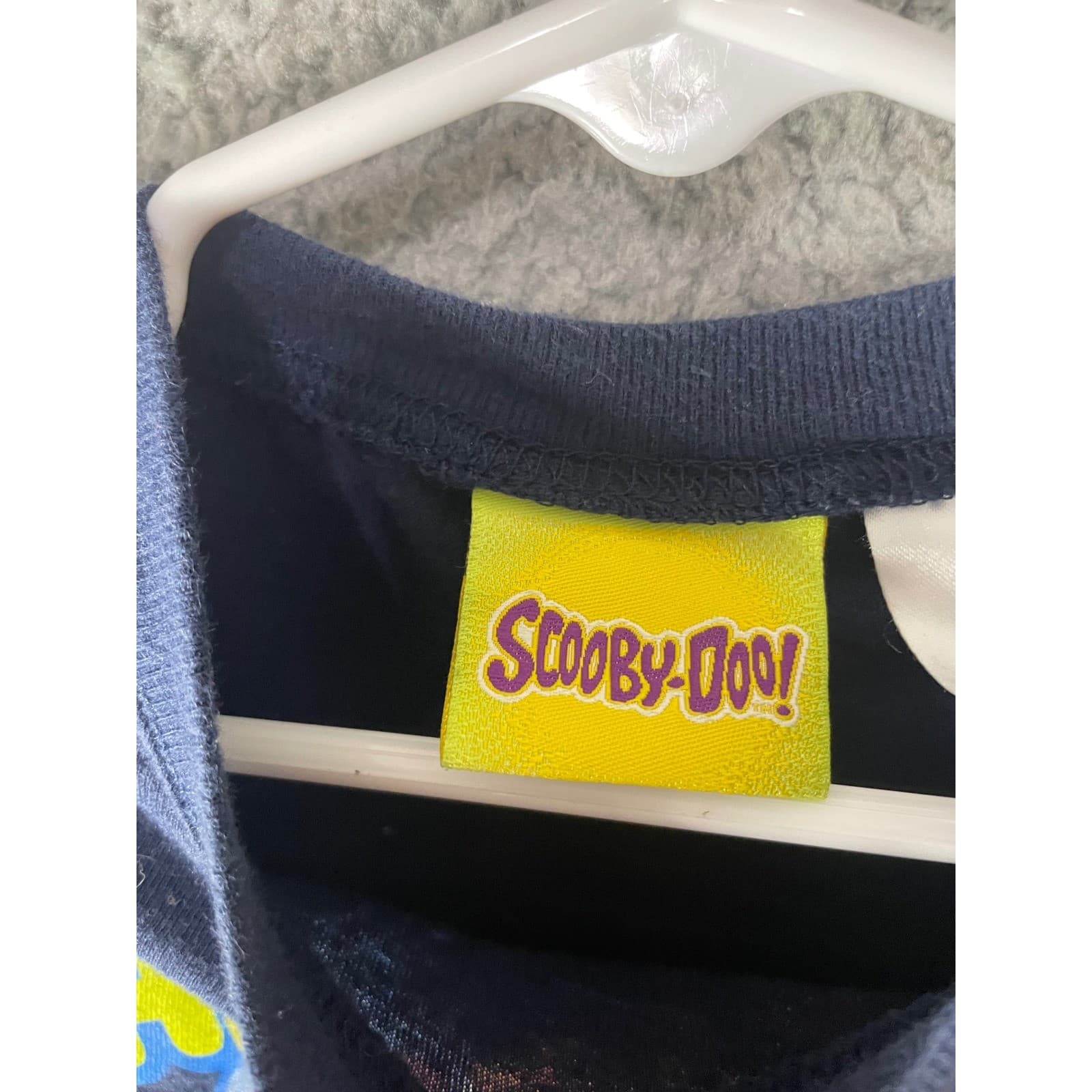 Scooby Doo Kids T Shirt Navy Blue Graphic Cartoon Tee Boys Short Sleeve - Thumbnail 3