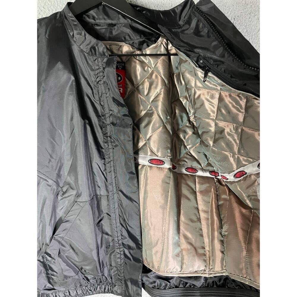 Cortech LRX Air Women's Motorcycle Jacket Small Black Quilted Bomber Armored - Thumbnail 6