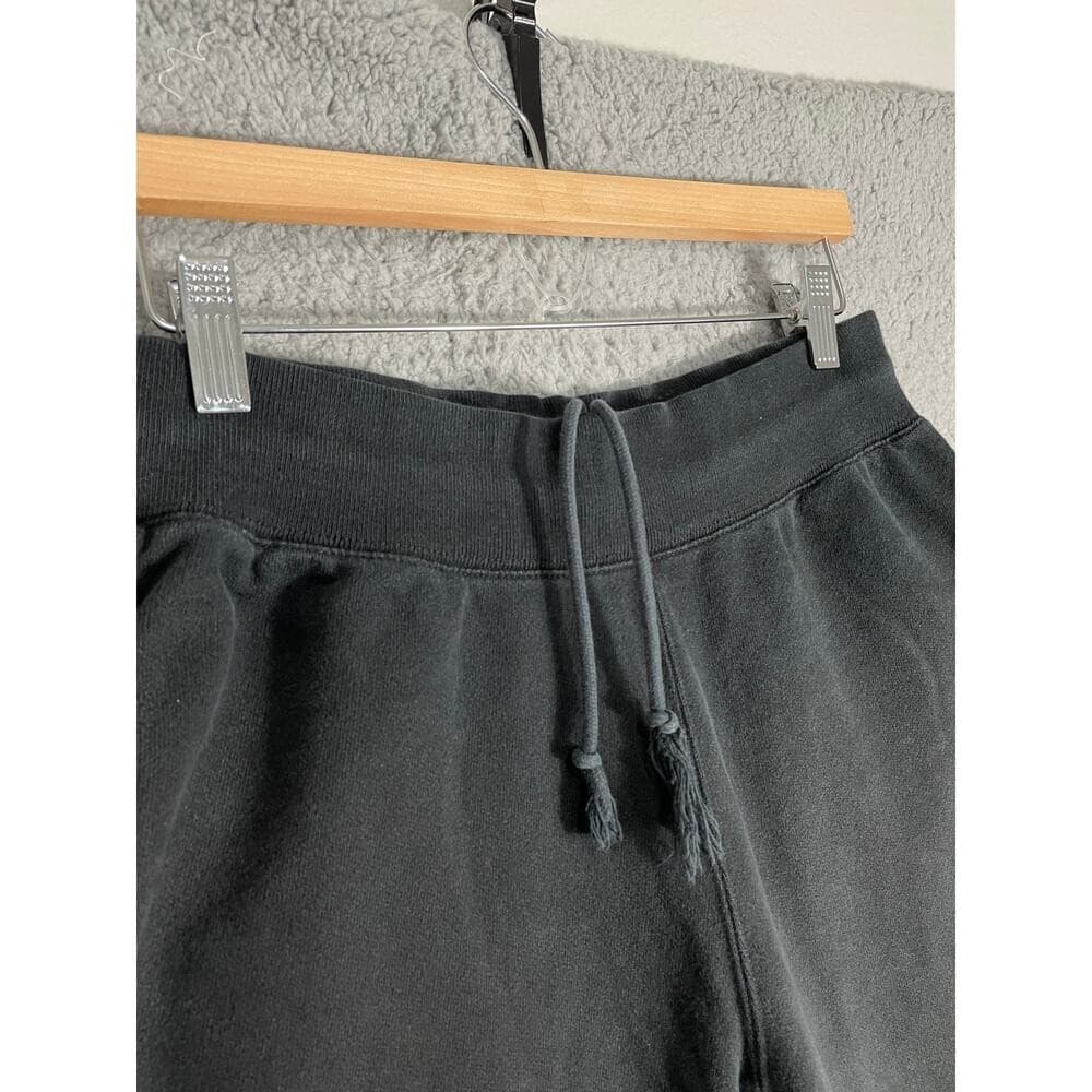 Champion Reverse Weave Men's Black Jogger Sweatpants Medium Vintage Streetwear - Thumbnail 8