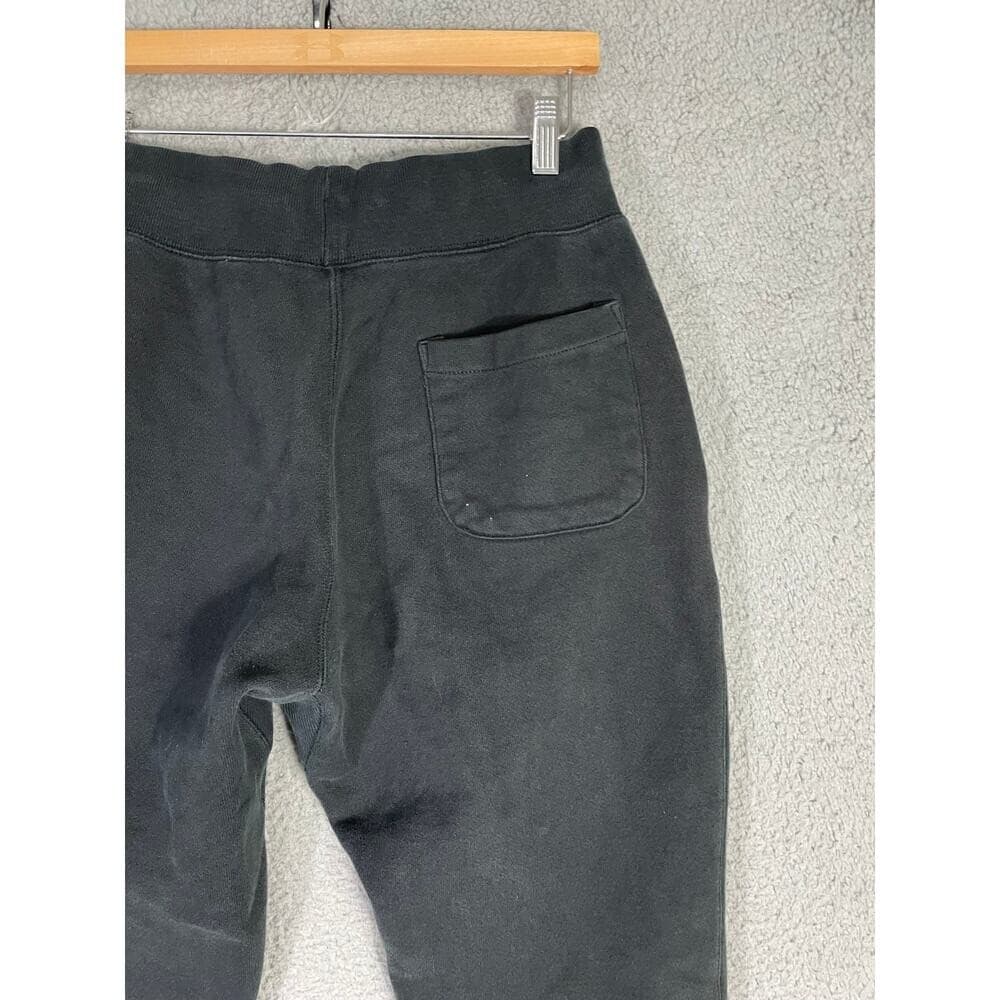 Champion Reverse Weave Men's Black Jogger Sweatpants Medium Vintage Streetwear - Thumbnail 11