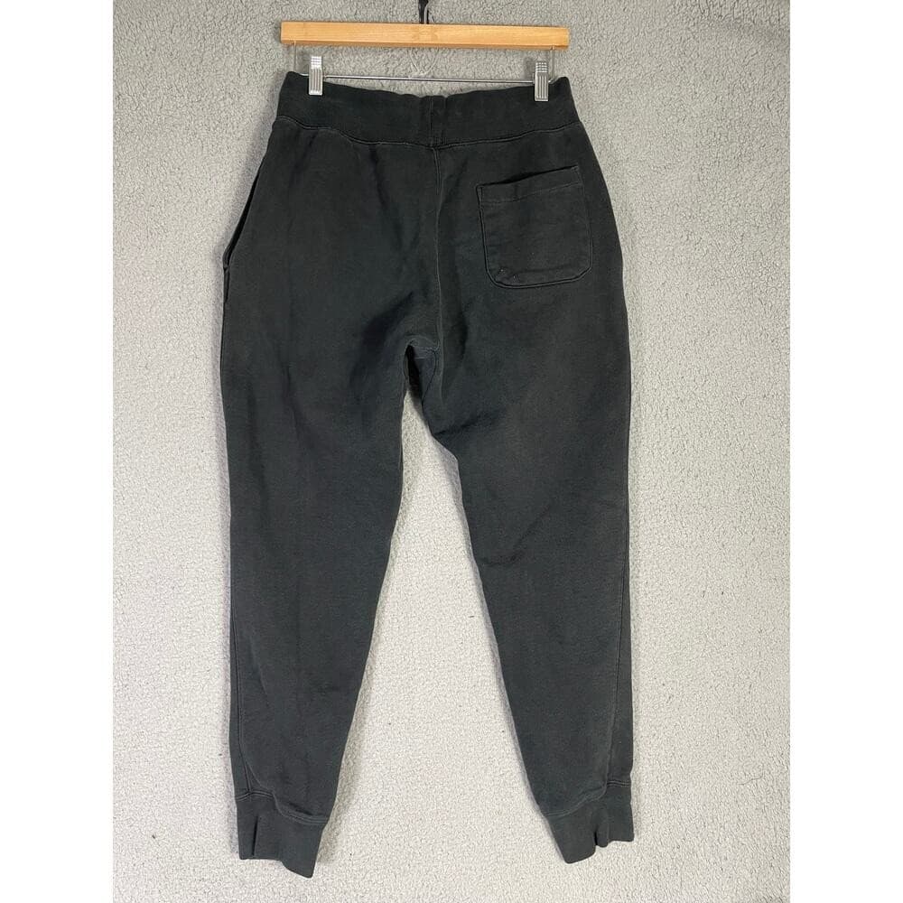 Champion Reverse Weave Men's Black Jogger Sweatpants Medium Vintage Streetwear - Thumbnail 10