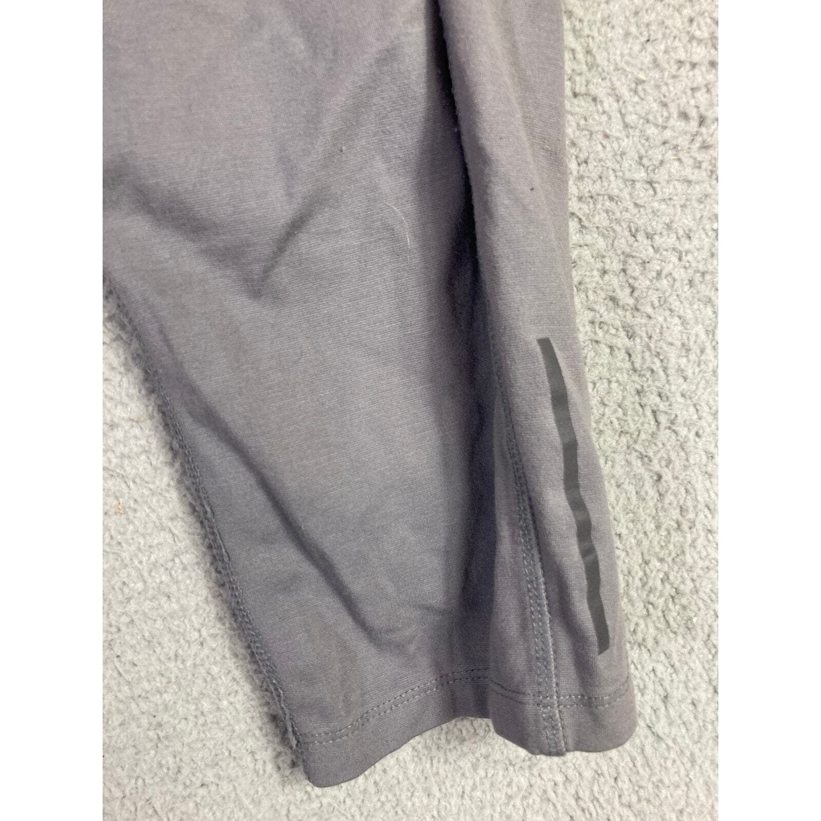 Men's Gray Jogger Sweatpants Large Athletic Lightweight Casual Streetwear Fit - Thumbnail 8