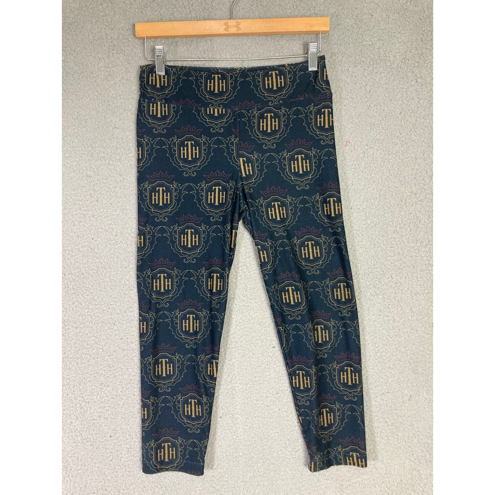 Disney Parks Hollywood Tower Hotel Crop Leggings Women's Small HTH Souvenir - Thumbnail 4