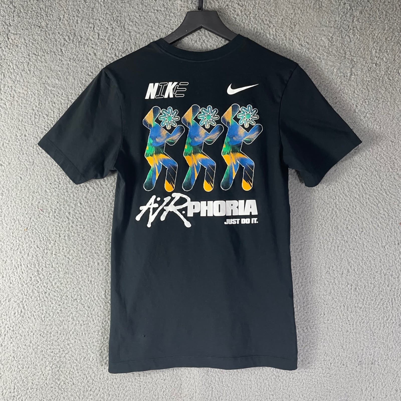 Nike Airphoria T Shirt Black Graphic Fortnite Air Max Mens Small S Tee - Thumbnail 7