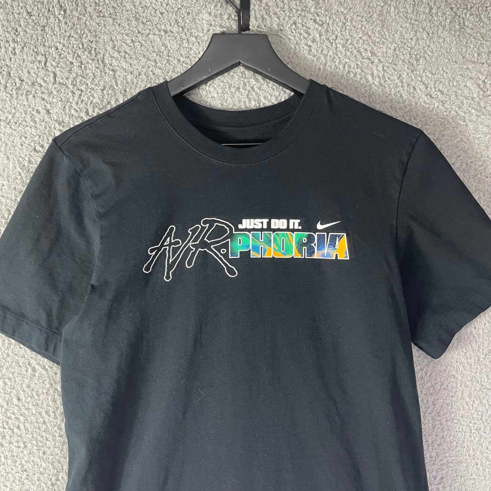 Nike Airphoria T Shirt Black Graphic Fortnite Air Max Mens Small S Tee - Thumbnail 6