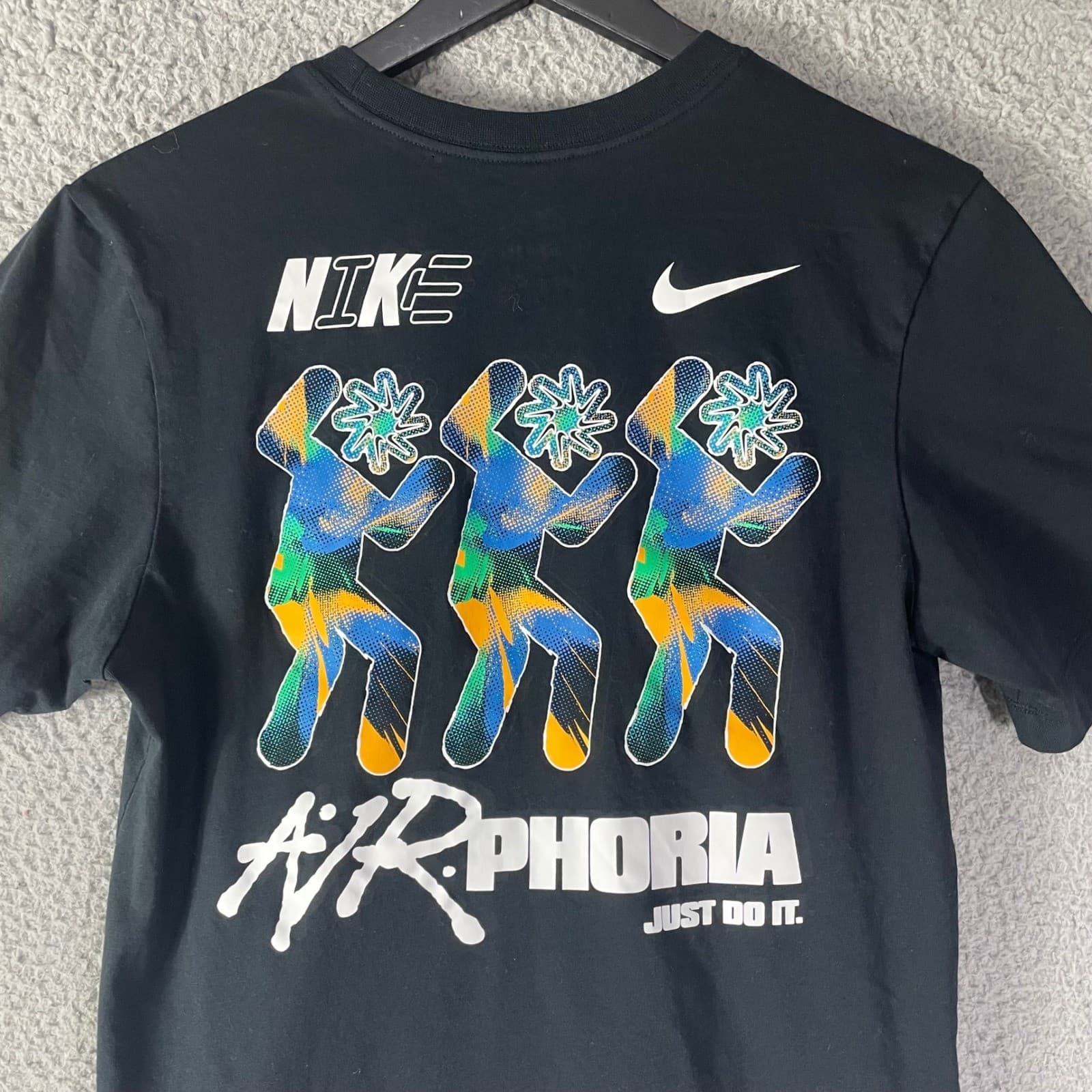Nike Airphoria T Shirt Black Graphic Fortnite Air Max Mens Small S Tee - Thumbnail 4
