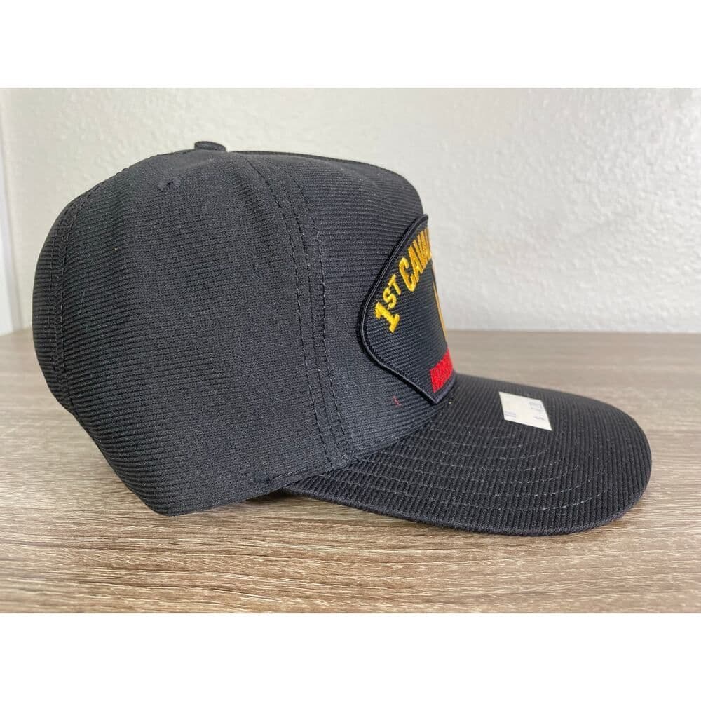 Vintage 1st Cavalry Division US Army Military Hat Cap Eagle Crest Collectible - Thumbnail 6