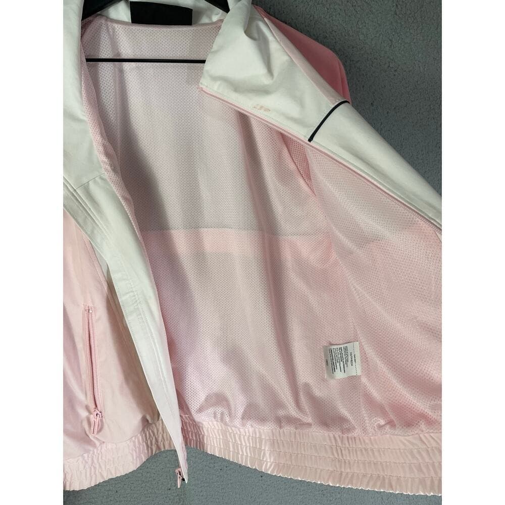 Under Armour Women's Pink Colorblock Full Zip Windbreaker Jacket XS Loose Fit - Thumbnail 11