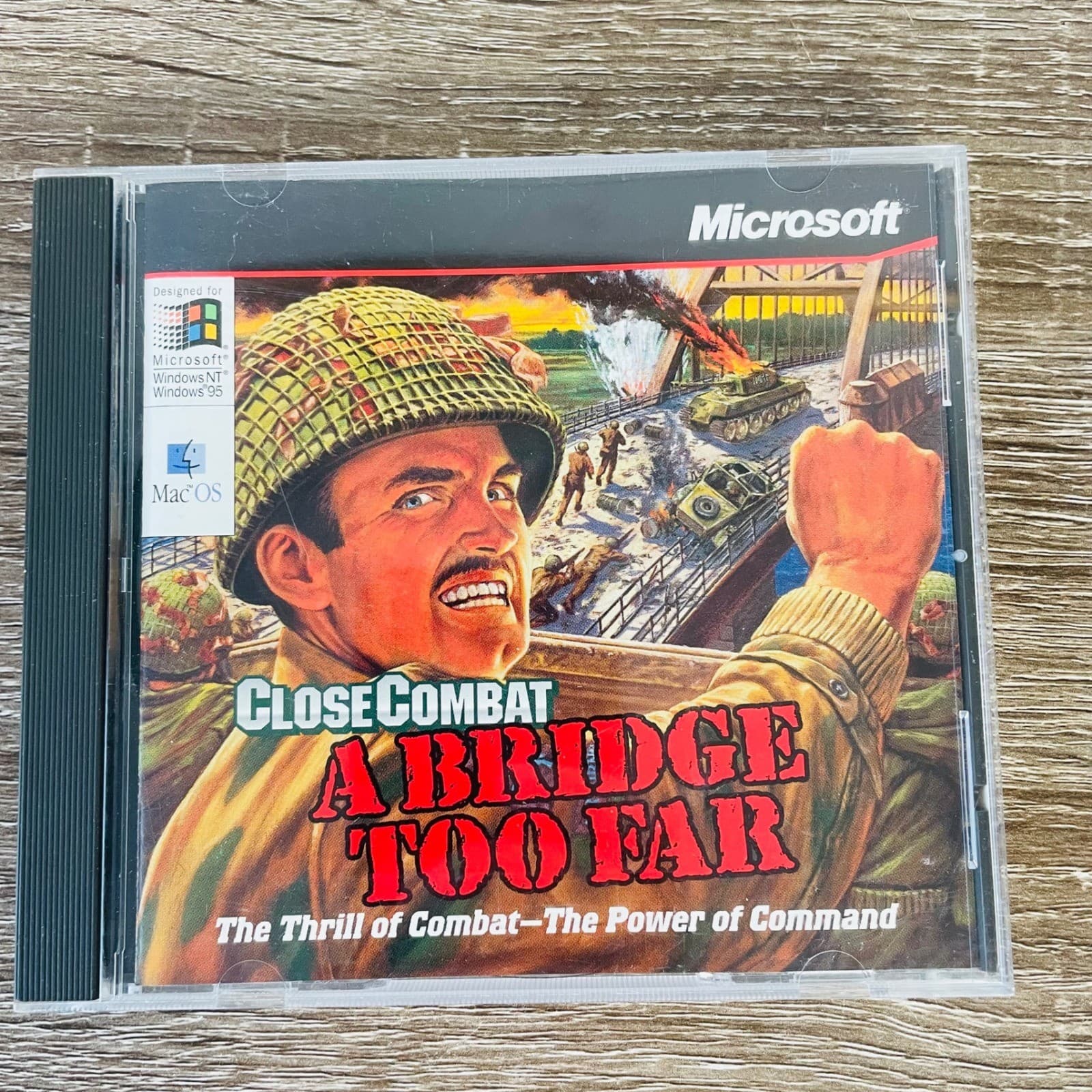 Microsoft Close Combat A Bridge Too Far PC Mac 1997 Vintage WWII Strategy Game - Thumbnail 2